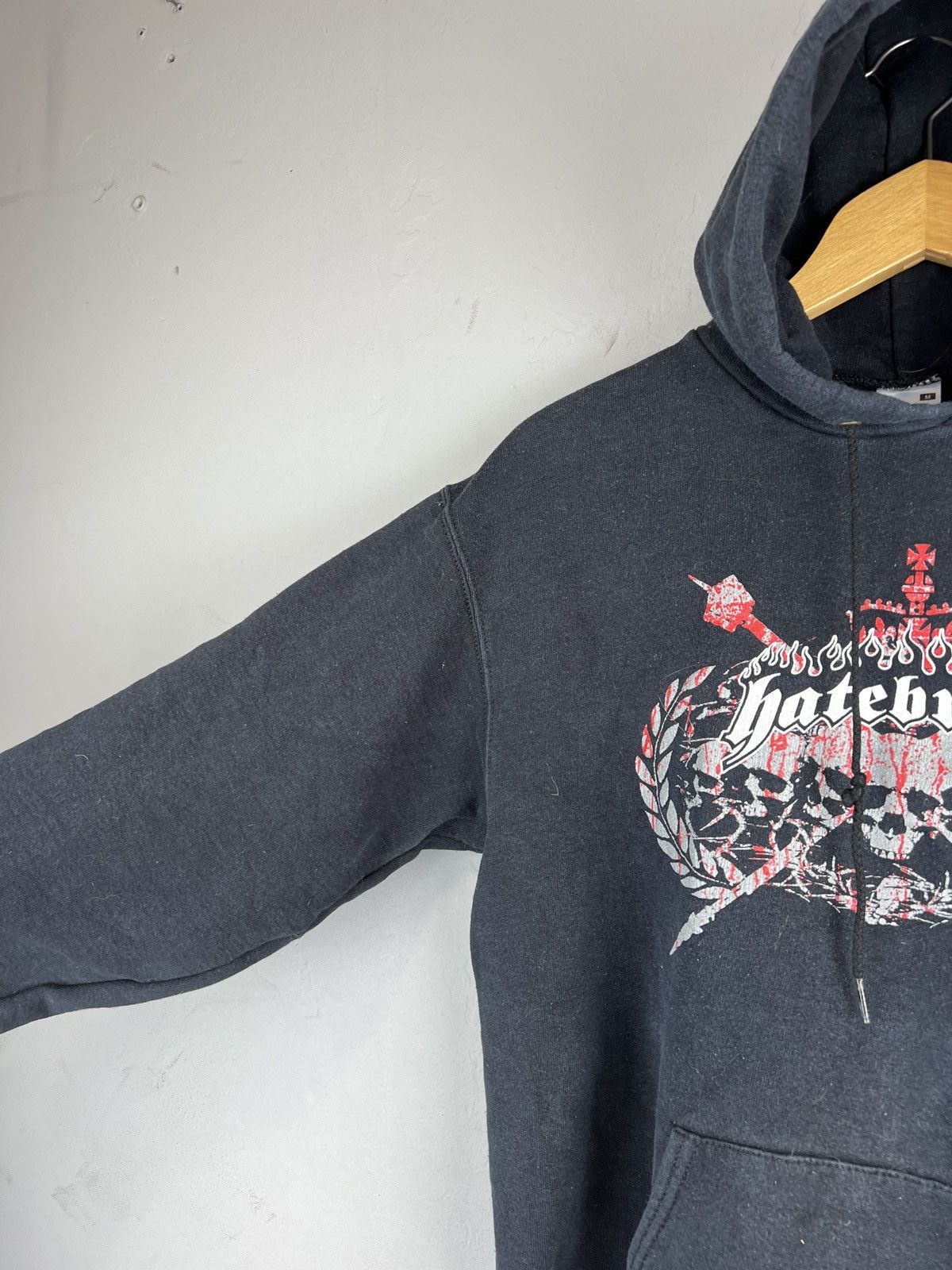 Band Tees Vintage 90s Hatebreed Hoodie Sweatshirt Black M Size US M / EU 48-50 / 2 - 8 Thumbnail