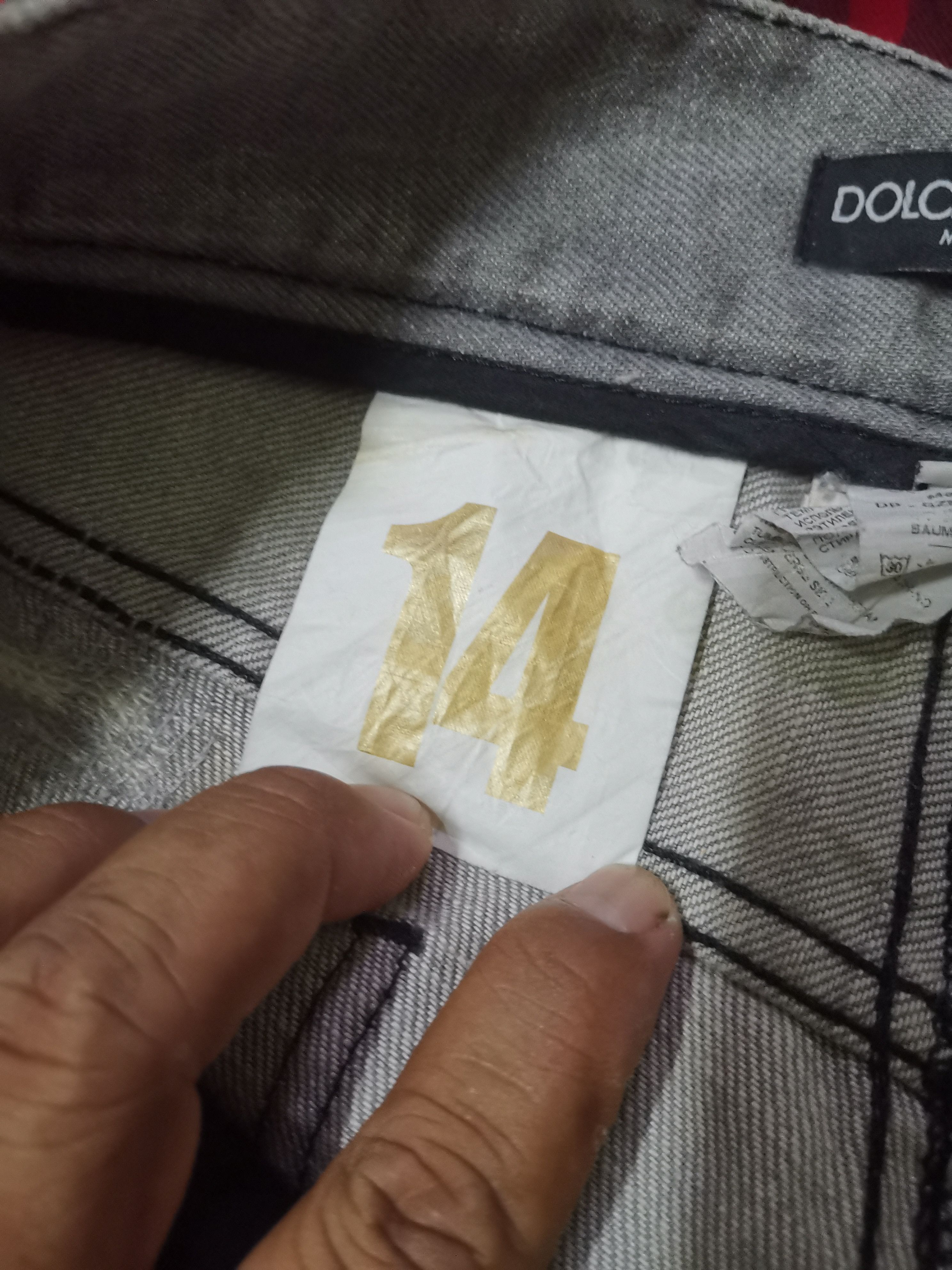 Dolce & Gabbana 💥Rare💥 Dolce & Gabbana Distressed Denim Size US 31 - 16 Thumbnail
