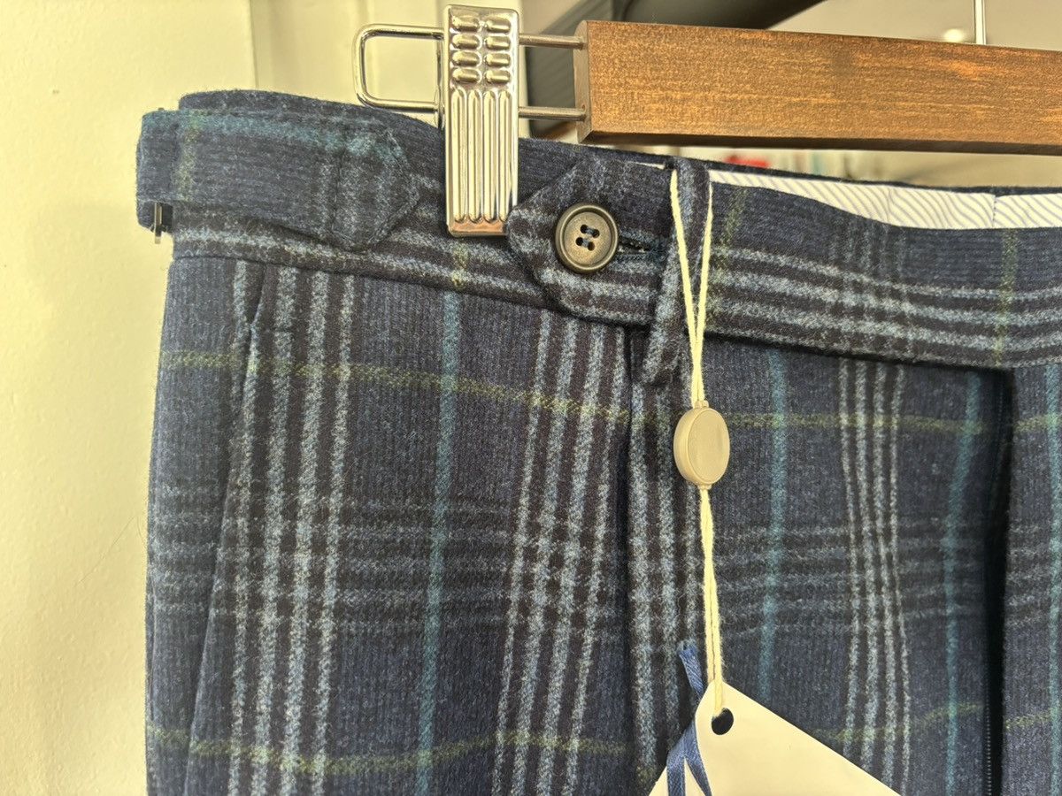 Rota Rota pleated wool plaid trousers size 50 Size 40R - 2 Thumbnail