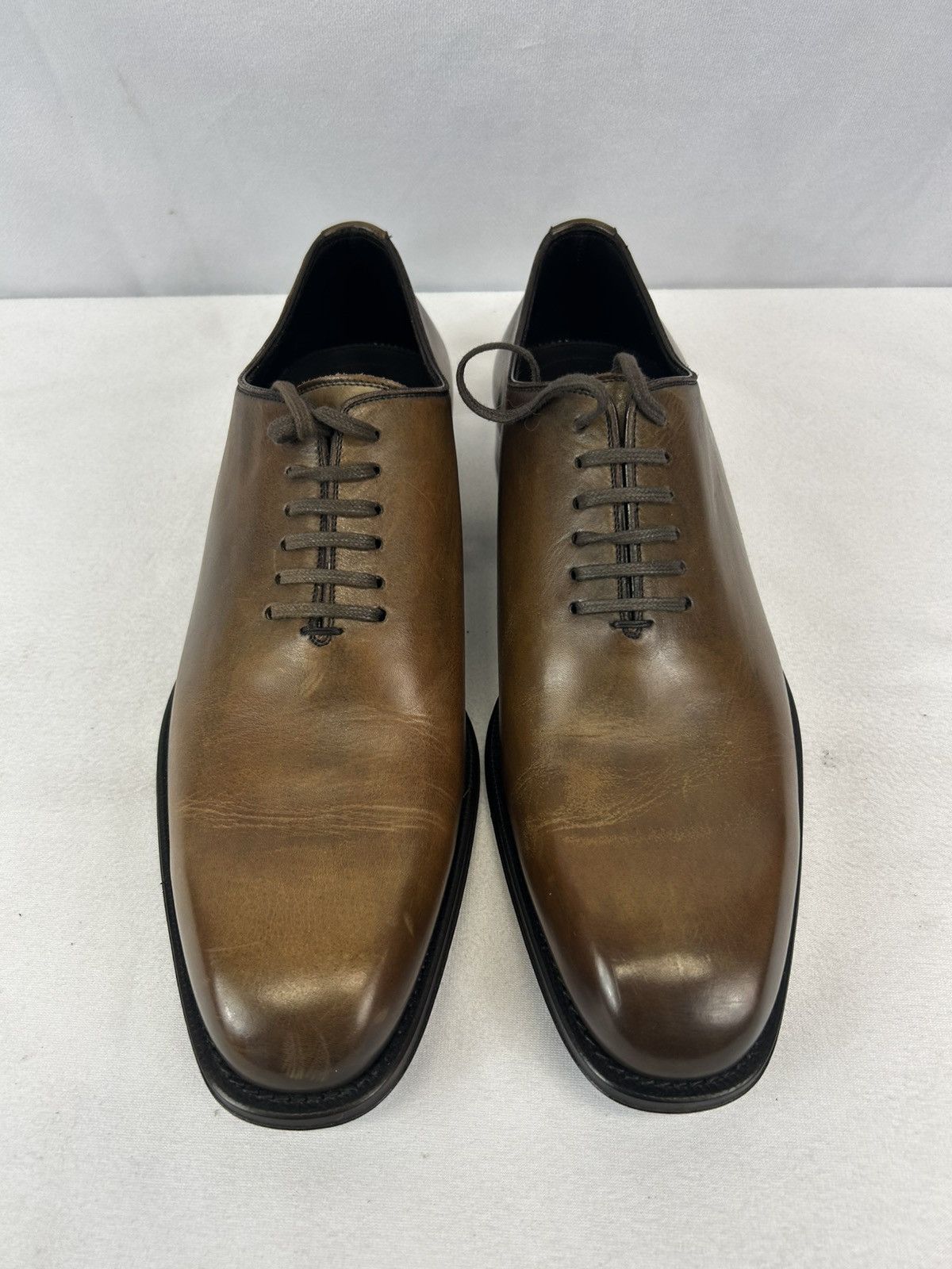 Tom Ford TOM FORD Burnished Leather Lace-Up Oxfords Size US 8 / EU 41 - 4 Thumbnail