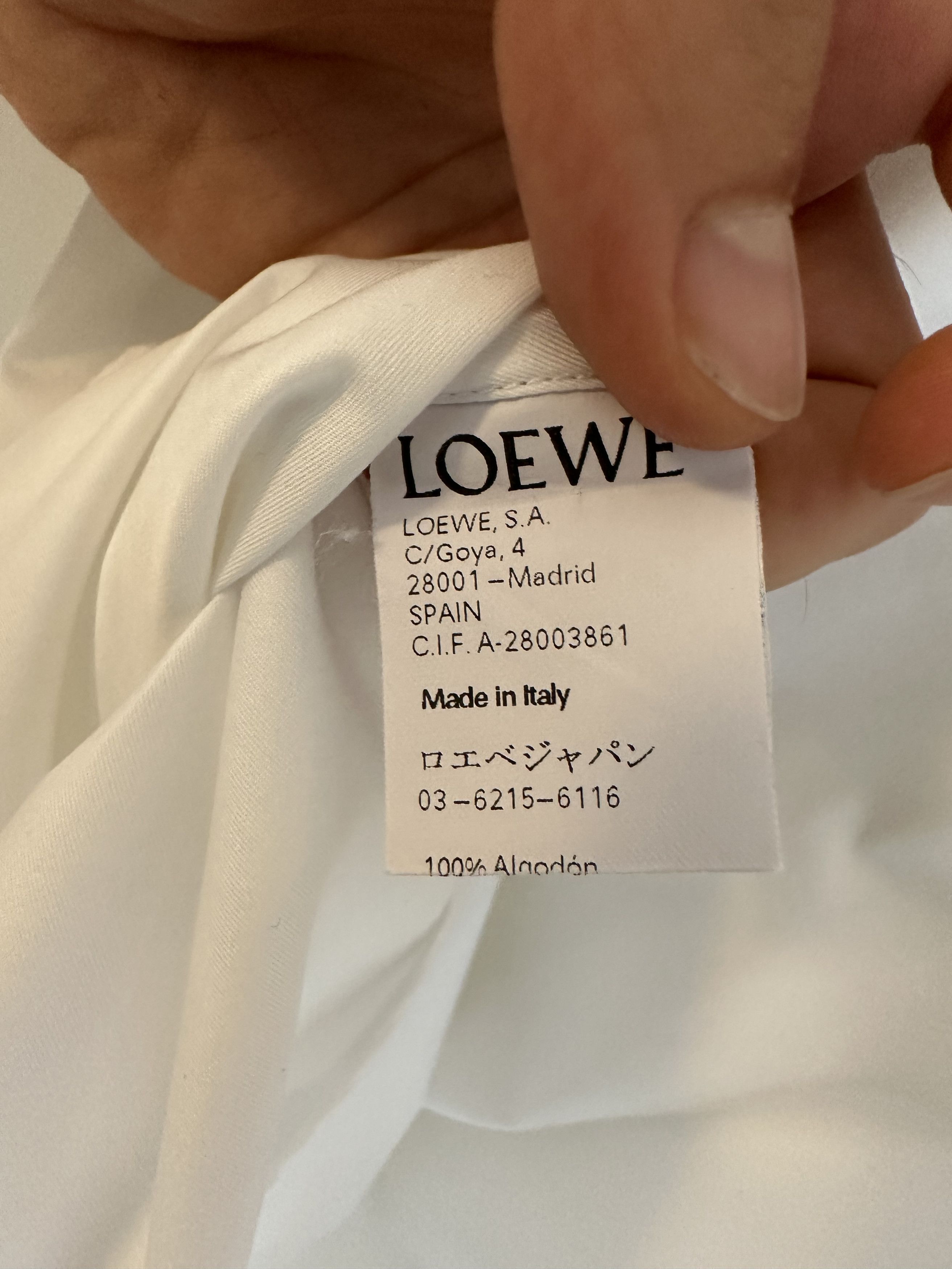 Loewe Loewe Plastron Shirt Size US XS / EU 42 / 0 - 8 Thumbnail
