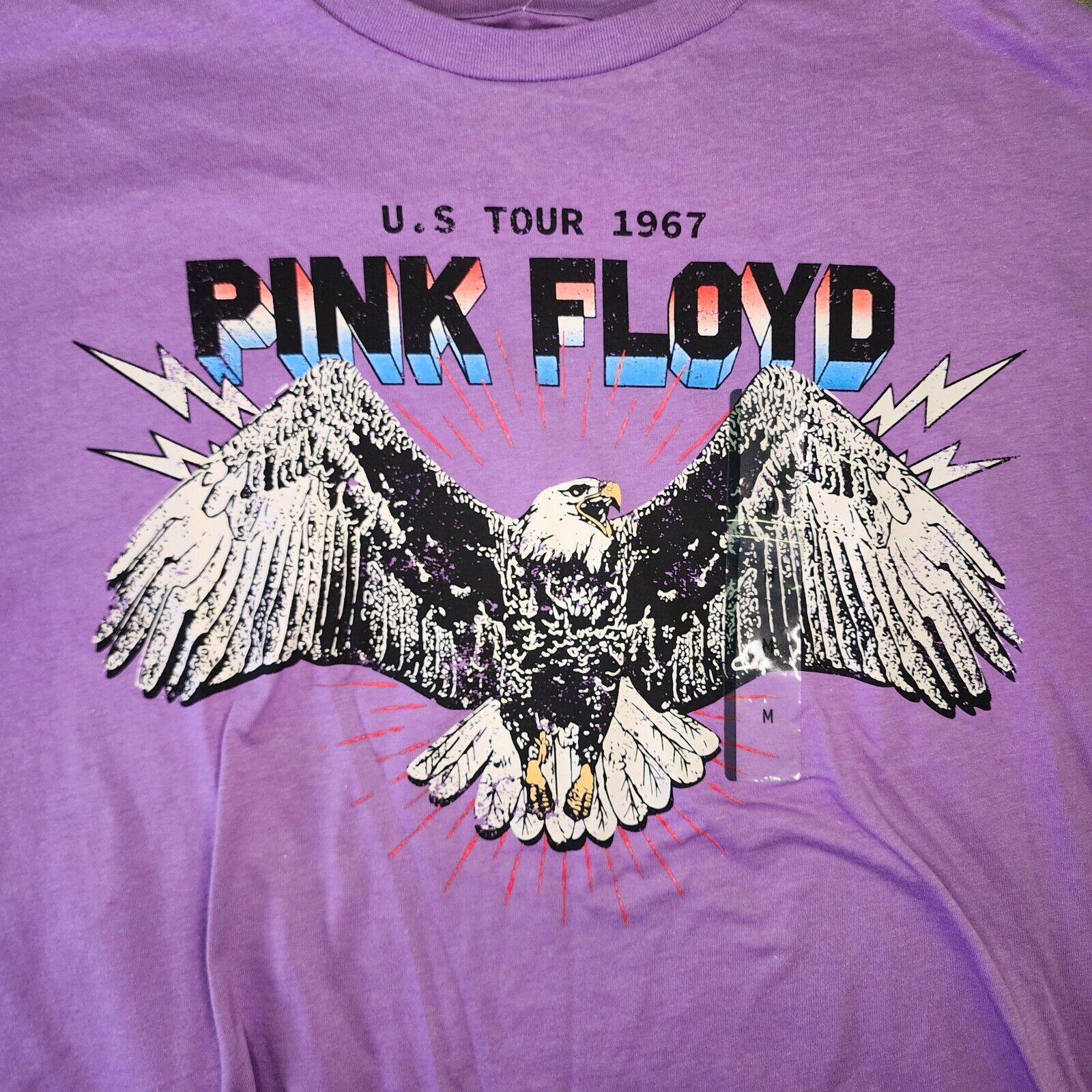 Pink Floyd Pink Floyd Women's Medium Purple Short-Sleeve Graphic Tee Size M / US 6-8 / IT 42-44 - 1 Thumbnail