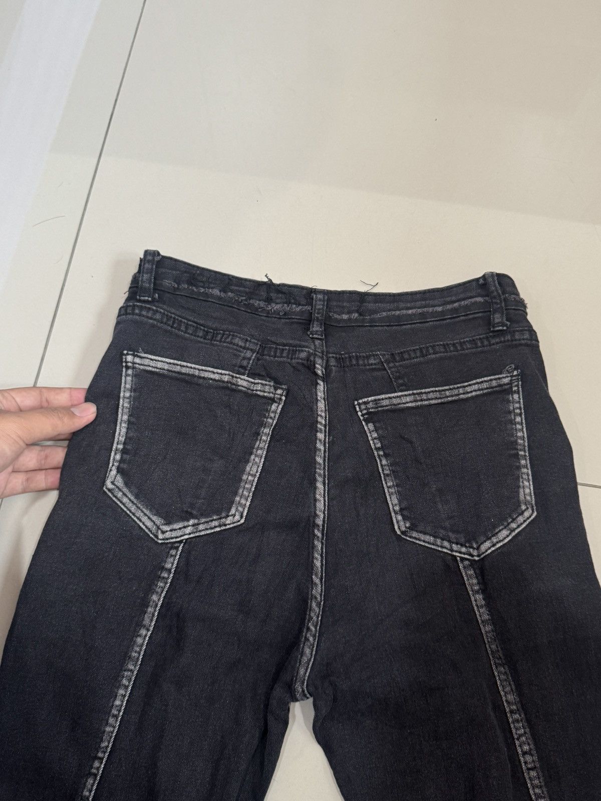 KMRii Flare Denim Stretch Japanese Styled Lgb Size US 29 - 6 Thumbnail
