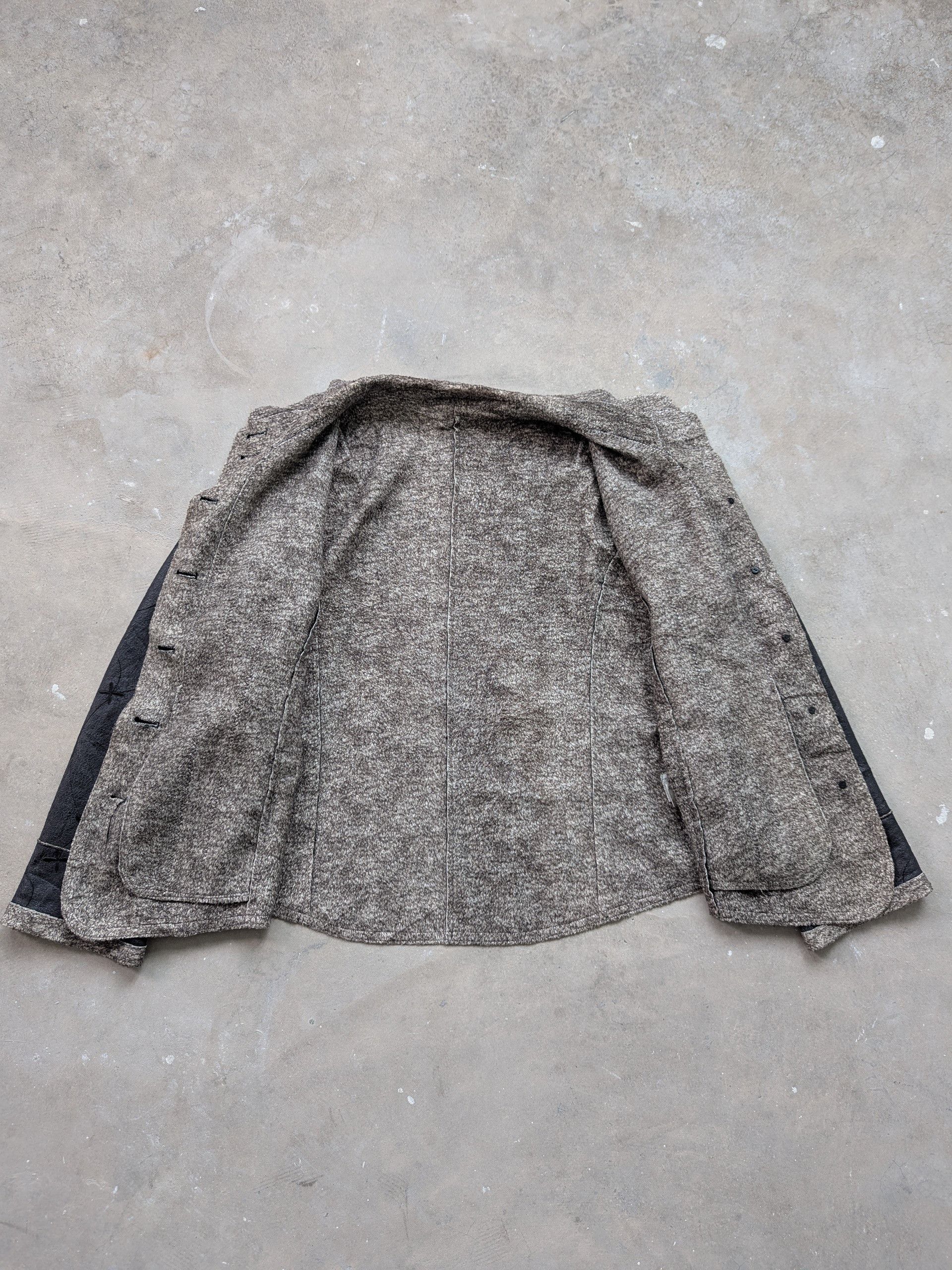 Japanese Brand × Vintage Vintage Black Jacket Patches Lining Fleece Size M / US 6-8 / IT 42-44 - 5 Thumbnail