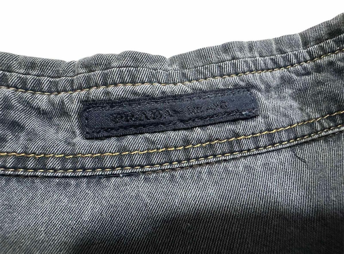 Prada 🔥Archived Prada Indigo Denim Shirt 2012 Size US L / EU 52-54 / 3 - 19 Thumbnail