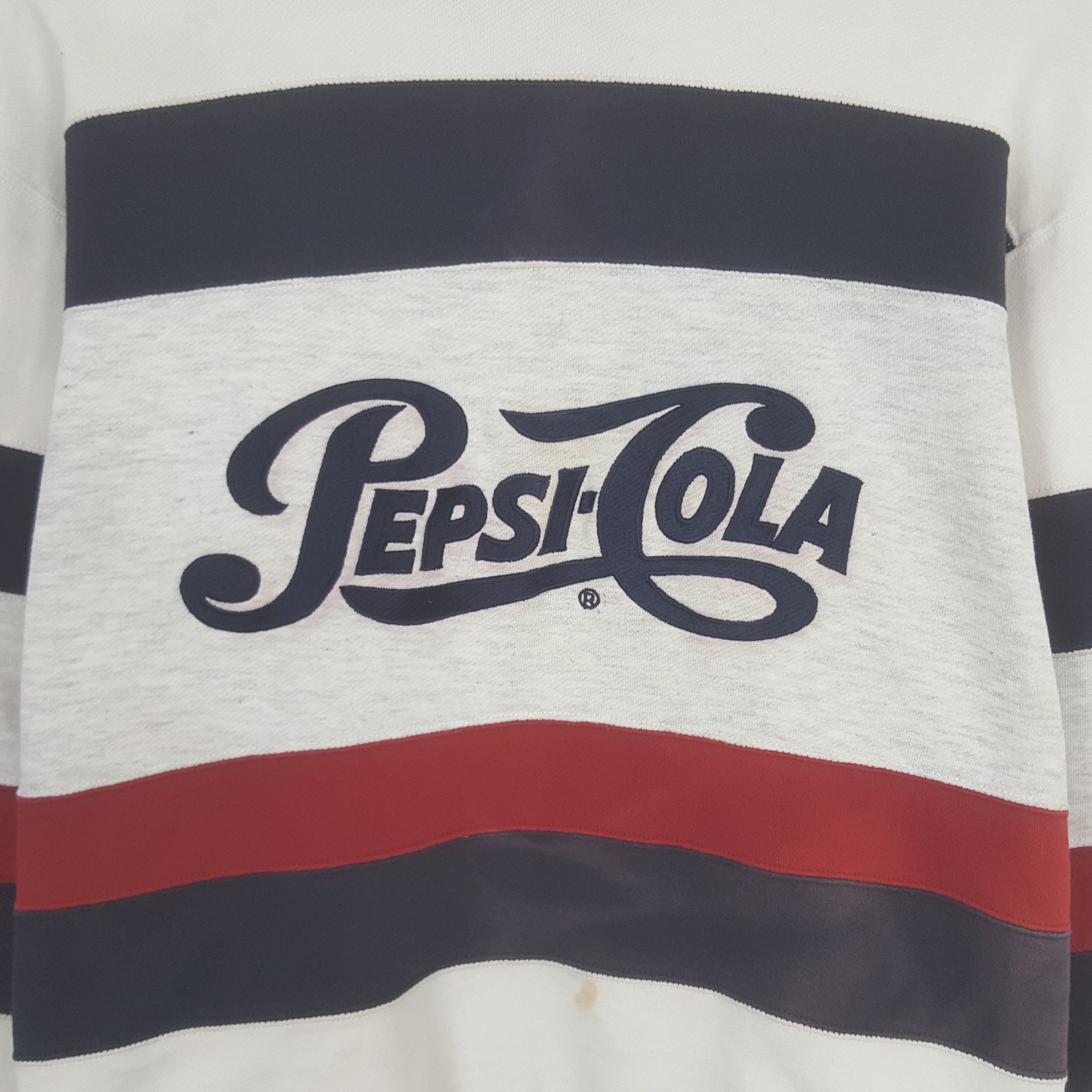 Pepsi Vintage Pepsi Cola Sweatshirt Size US M / EU 48-50 / 2 - 2 Thumbnail
