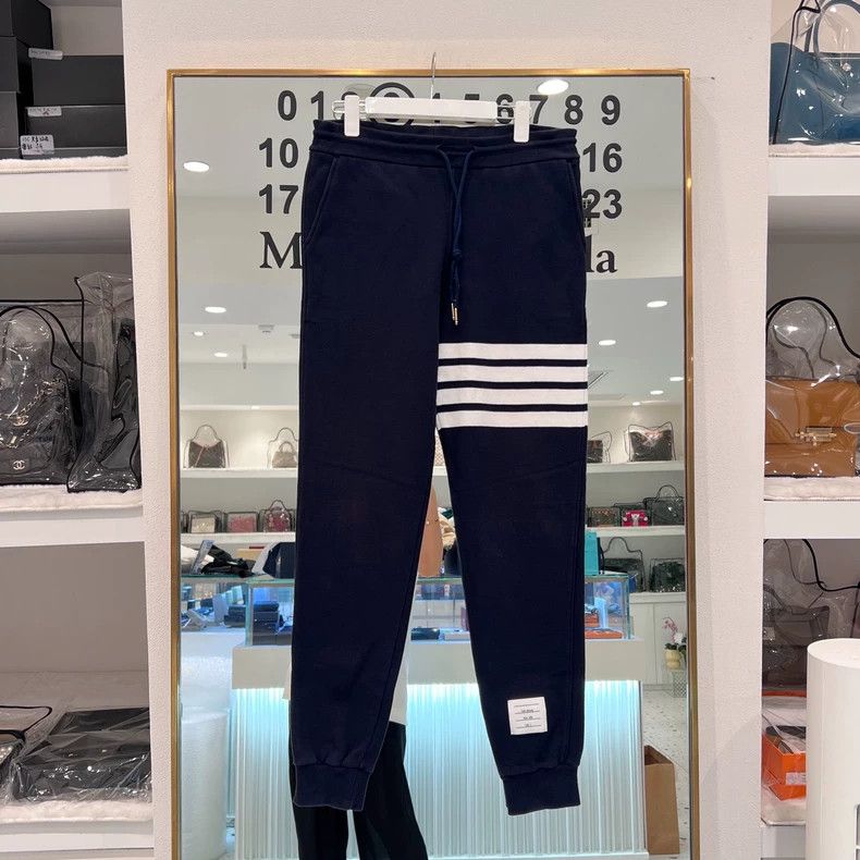 Thom Browne Thom Browne size2 Blue and green striped trousers Size US 40 / EU 56 - 1 Thumbnail