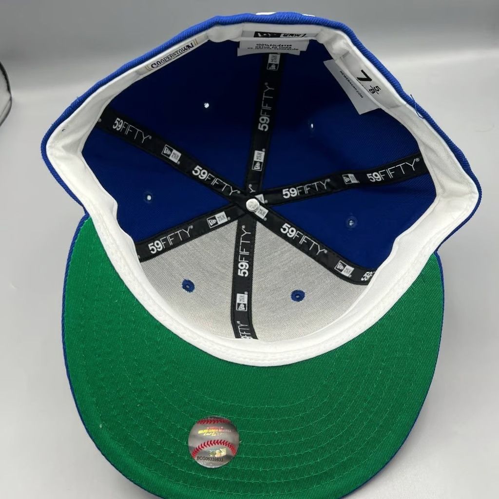New Era Toronto Blue Jays Hat Men 7 5/8 59Fifty New Era Fitted Cap Size ONE SIZE - 6 Thumbnail