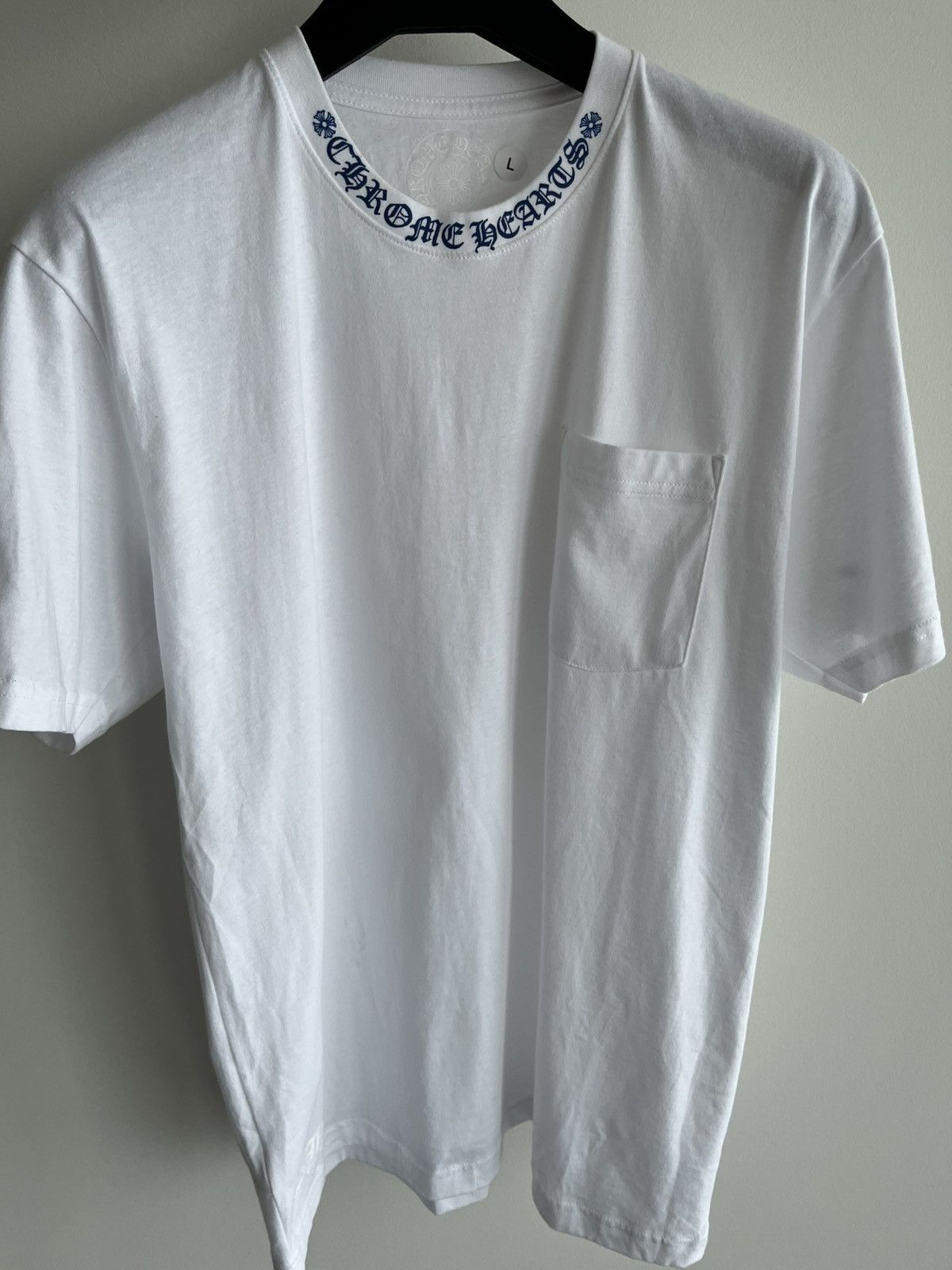 Chrome Hearts RARE Chrome Hearts Logo Tee T-shirt Brand New Size US L / EU 52-54 / 3 - 3 Thumbnail
