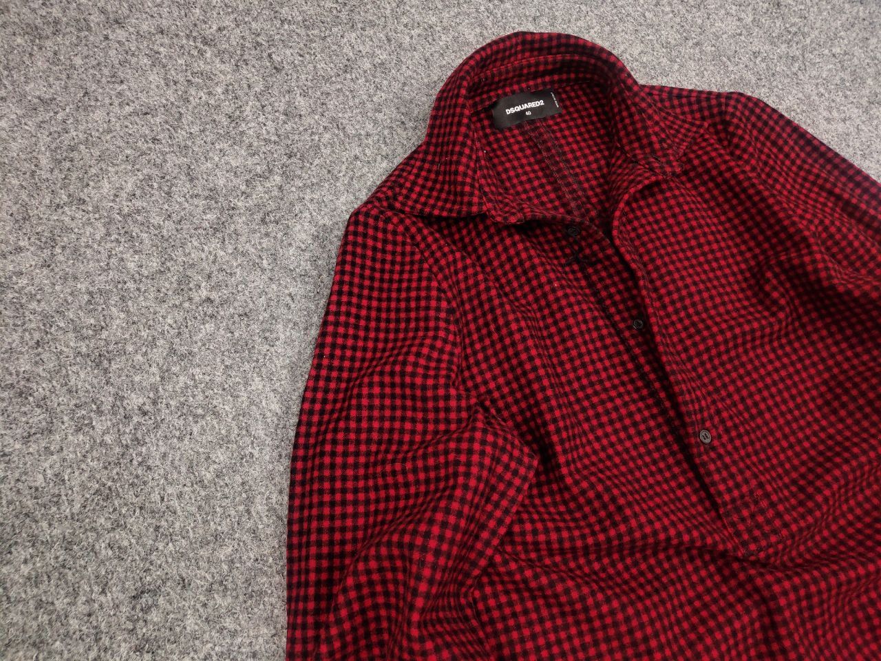 Dsquared2 Dsquared2 authentic Red Checkered Casual Wool Tunic Dress Size S / US 4 / IT 40 - 7 Thumbnail