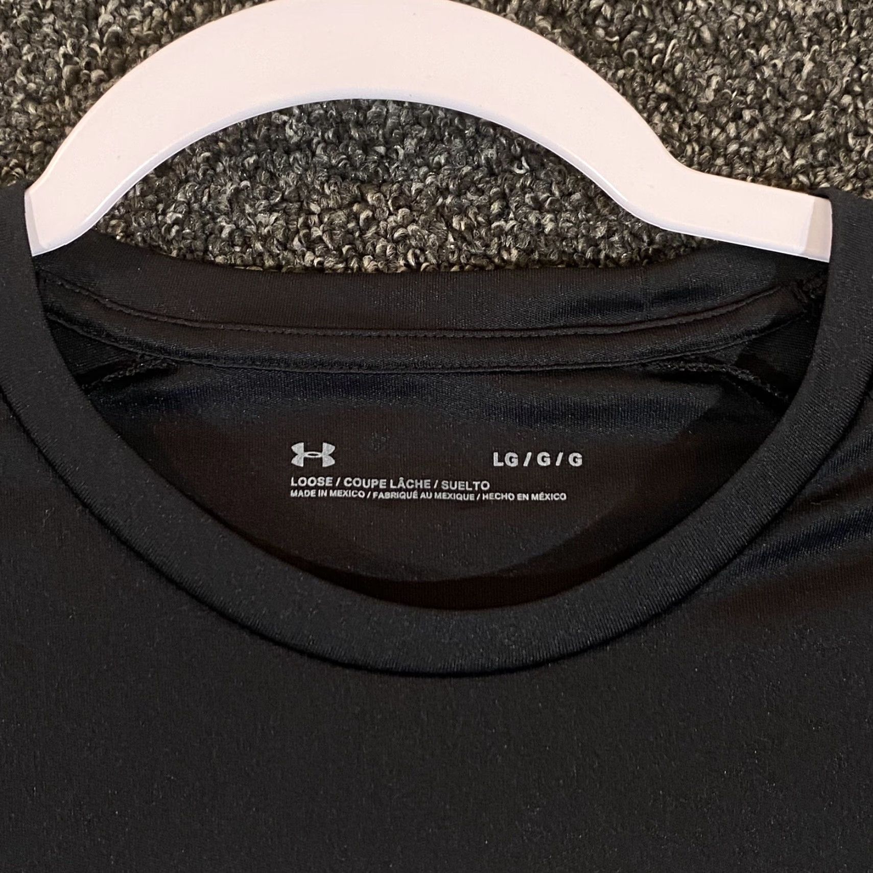 Under Armour Under Armour Shirt Mens Large Black Workout Athletic Tee Short Sleeve Graphic Logo Decade Classic Size US L / EU 52-54 / 3 - 3 Thumbnail