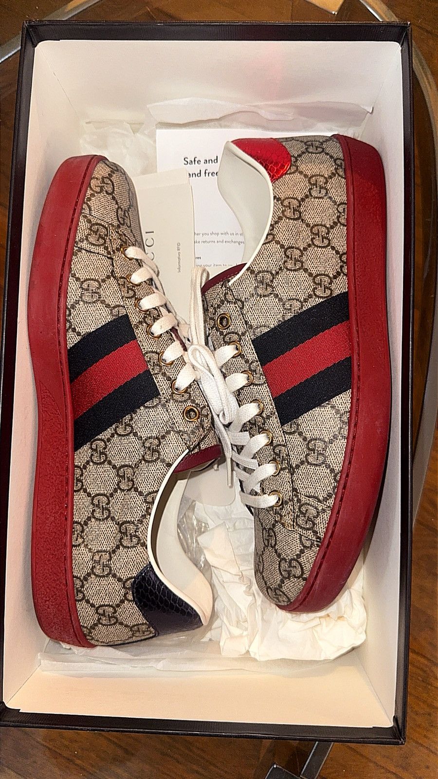 Gucci NDS GUCCI SNEAKERS SIZE 10 Size US 10 / EU 43 - 6 Thumbnail