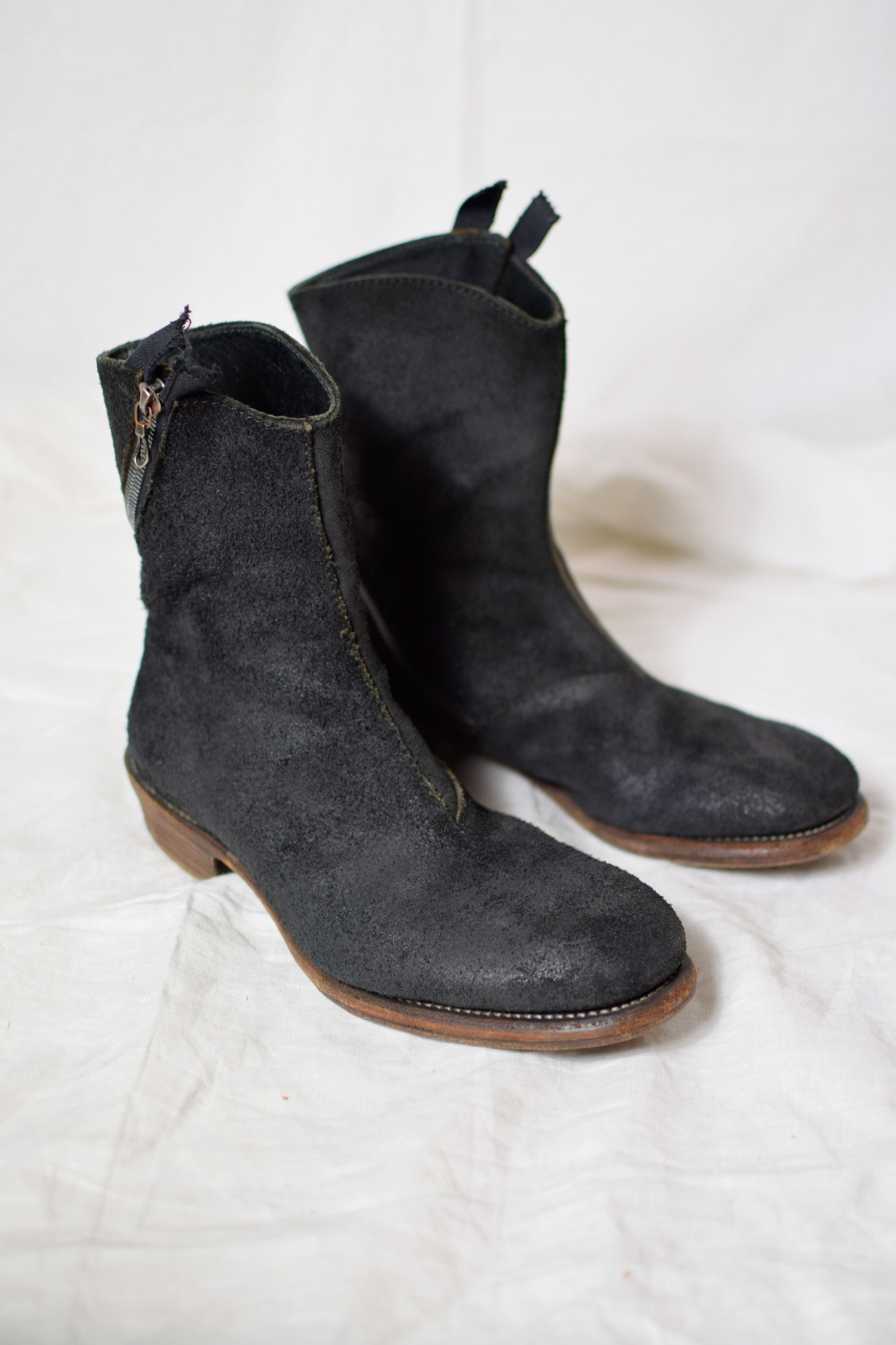 Julius × SIVA Julius X Siva Spiral Zip Boots | Grailed