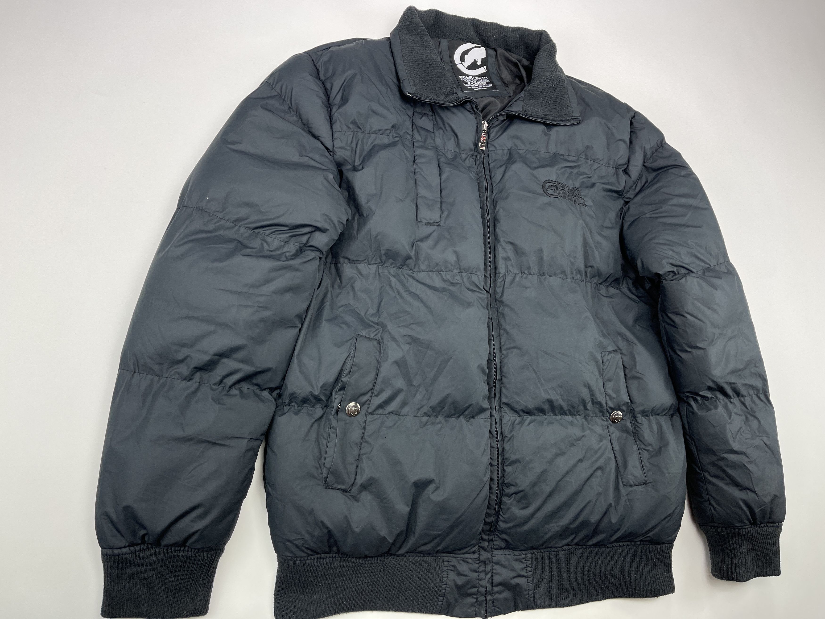Ecko Unltd. ECKO UNLTD jacket, black, quilted, Ecko jacket, 90s size XL Size US XL / EU 56 / 4 - 3 Thumbnail