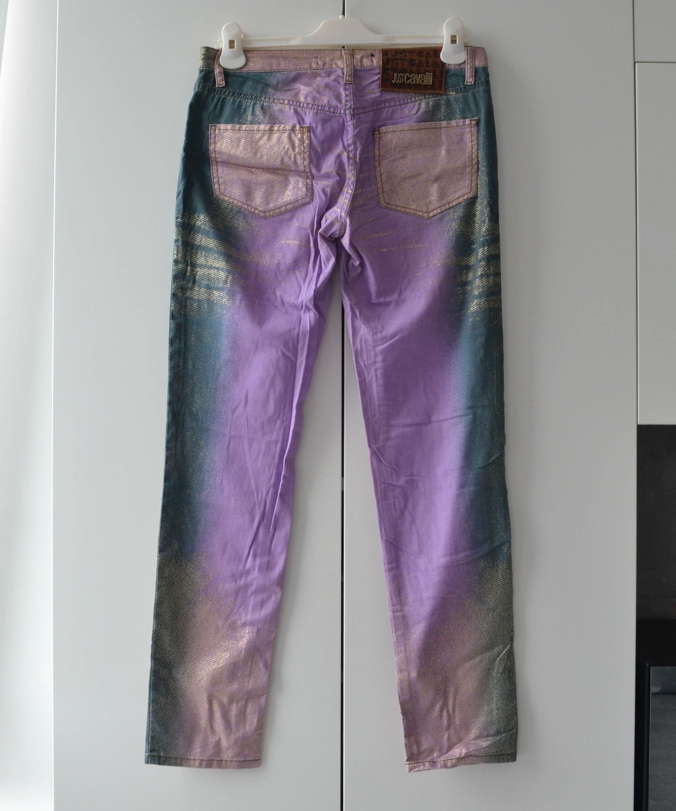 Just Cavalli Roberto Cavalli Jeans Pants Printed y2k Print 90s Purple Size 28" / US 6 / IT 42 - 8 Thumbnail
