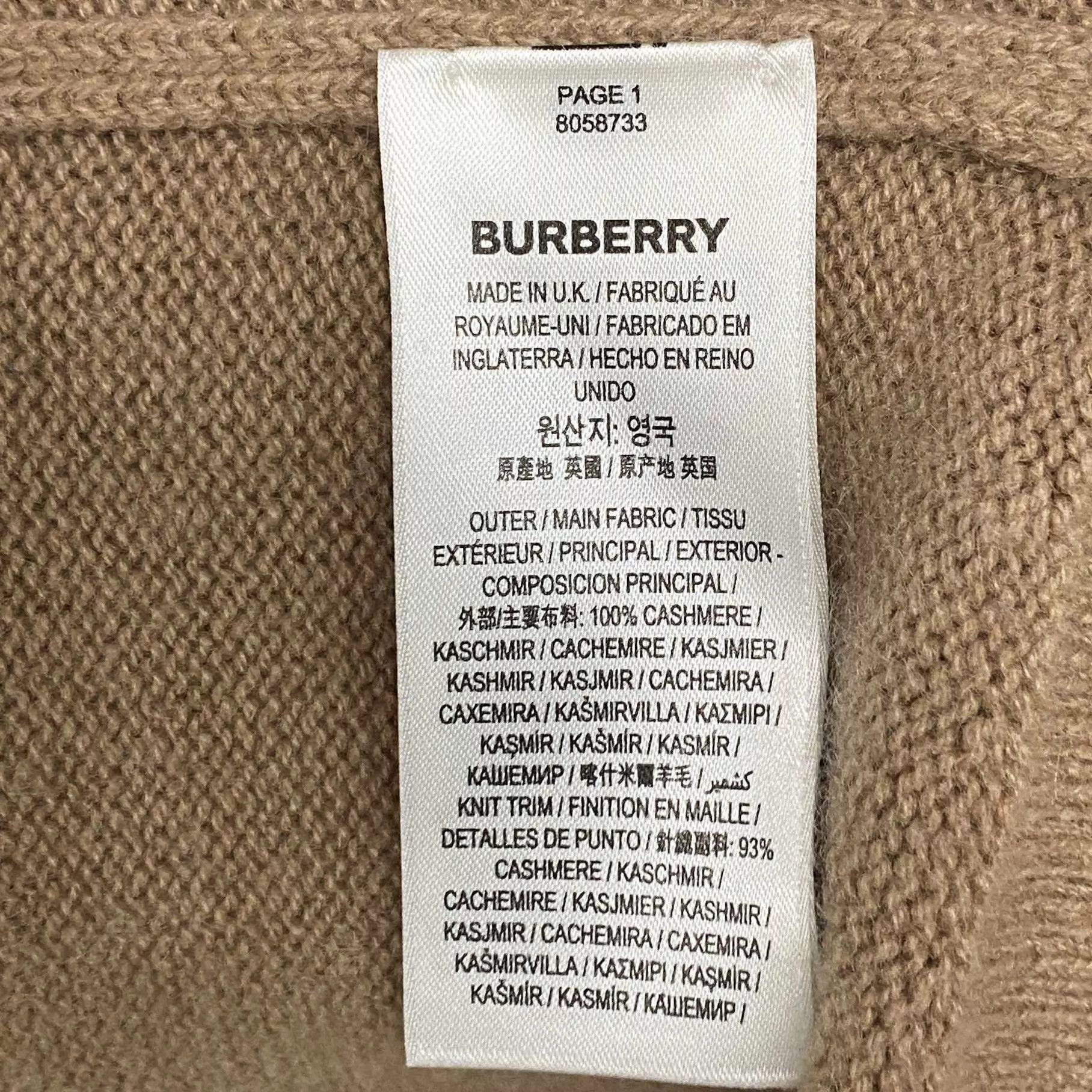 Burberry Burberry Khaki Knit Top M Size US M / EU 48-50 / 2 - 5 Thumbnail