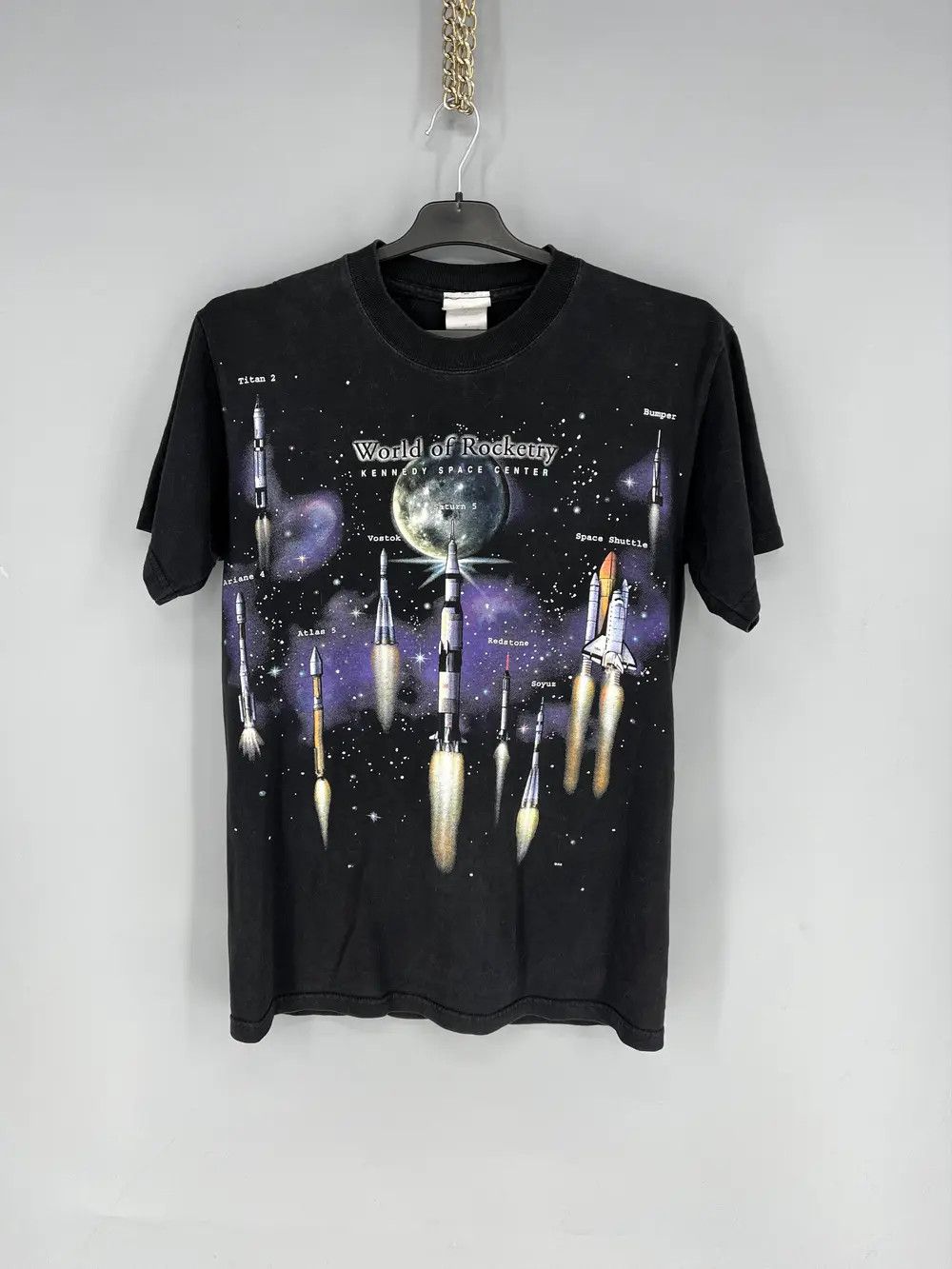 Vintage Vintage Art Unlimited NASA Space World of Rocketry Size US S / EU 44-46 / 1 - 2 Thumbnail