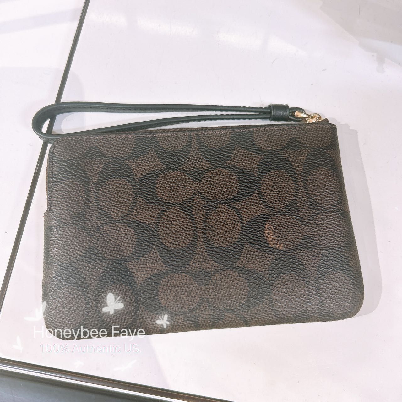 Coach Cosmic Coach Corner Zip Wristlet With Robot Print CW868 Size ONE SIZE - 2 Thumbnail