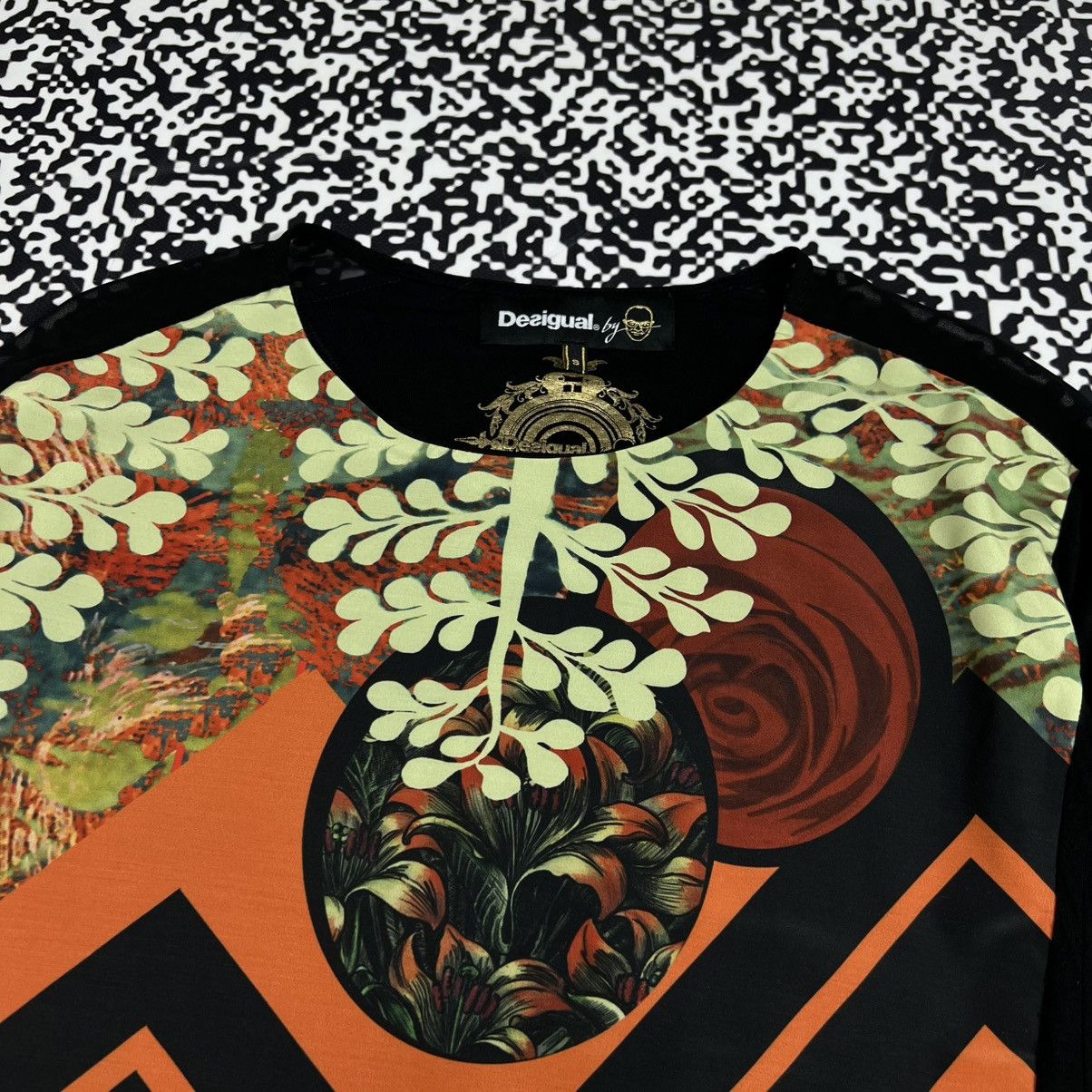 Desigual Vintage Y2K Desigual X Christian Lacroix Abstract Longsleeve Size S / US 4 / IT 40 - 8 Thumbnail