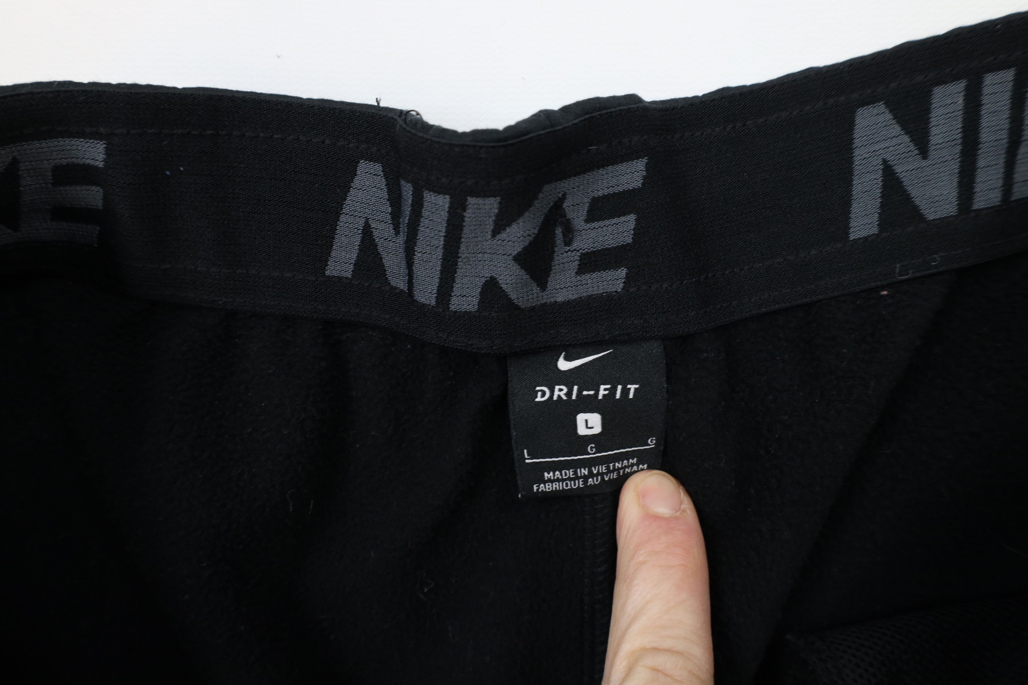 Nike × Vintage Vintage Y2K Nike Scott Big Swoosh Fleece Lined Sweatpants Size US 36 / EU 52 - 7 Thumbnail