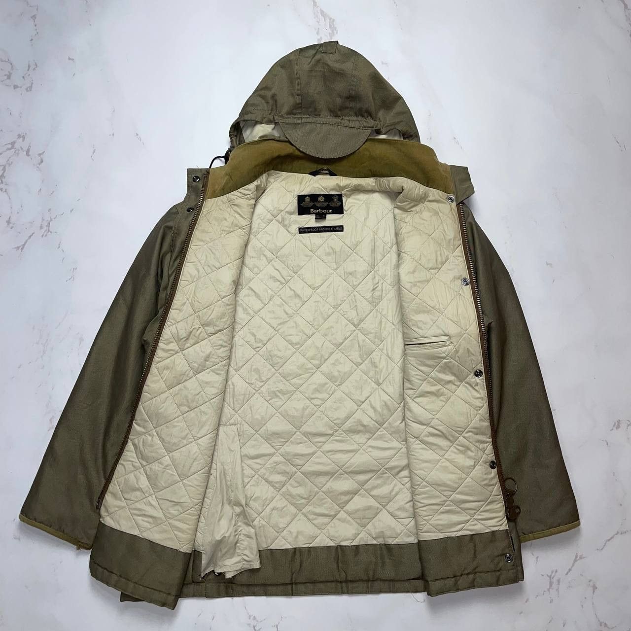 Barbour Barbour Eventer Classic Hooded Waterproof Jacket SZ18 Unisex Size XXL / US 16-18 / IT 52-54 - 7 Thumbnail
