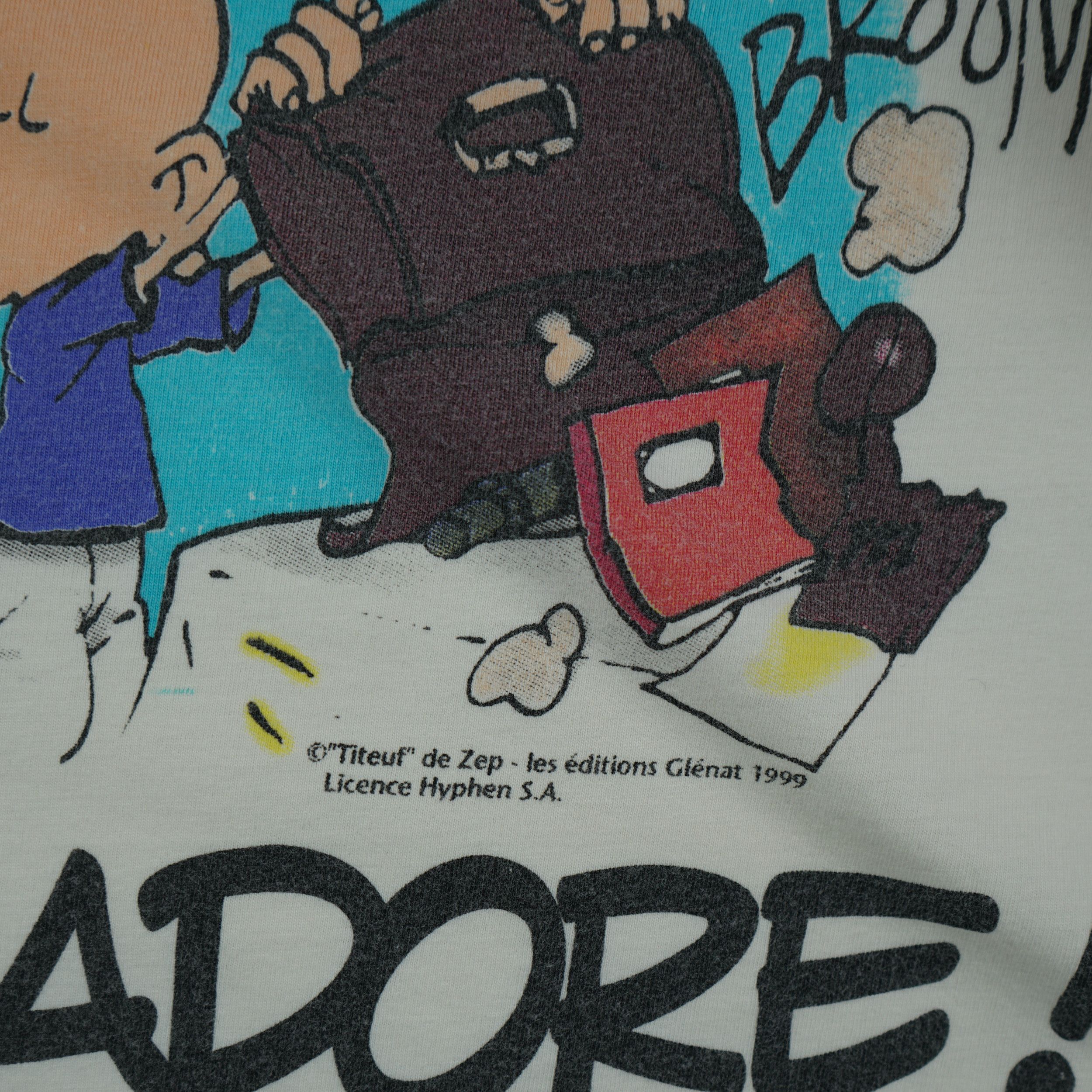 Cartoon Network × Vintage Vintage 1999 Titeuf Cartoon T-Shirt Size US M / EU 48-50 / 2 - 3 Thumbnail