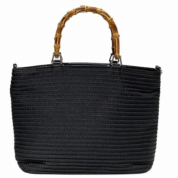 Gucci Gucci Bamboo Tote Bag Leather Tote Bag 00019980540 in Brown, Women's