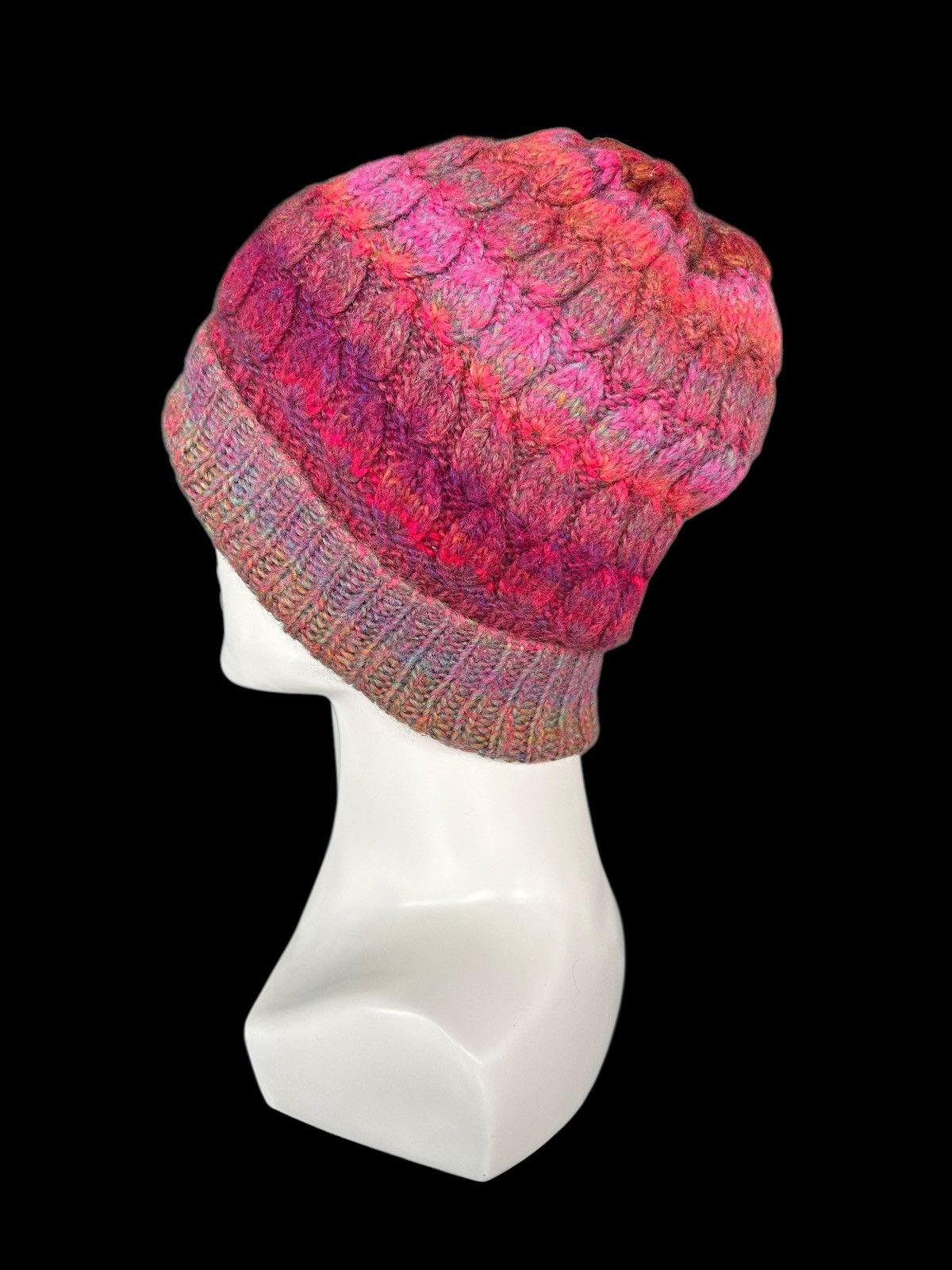 Kapital Crochet Knitted handmade hairy Beanie Hats Rare ☠️☠️ Size ONE SIZE - 3 Thumbnail