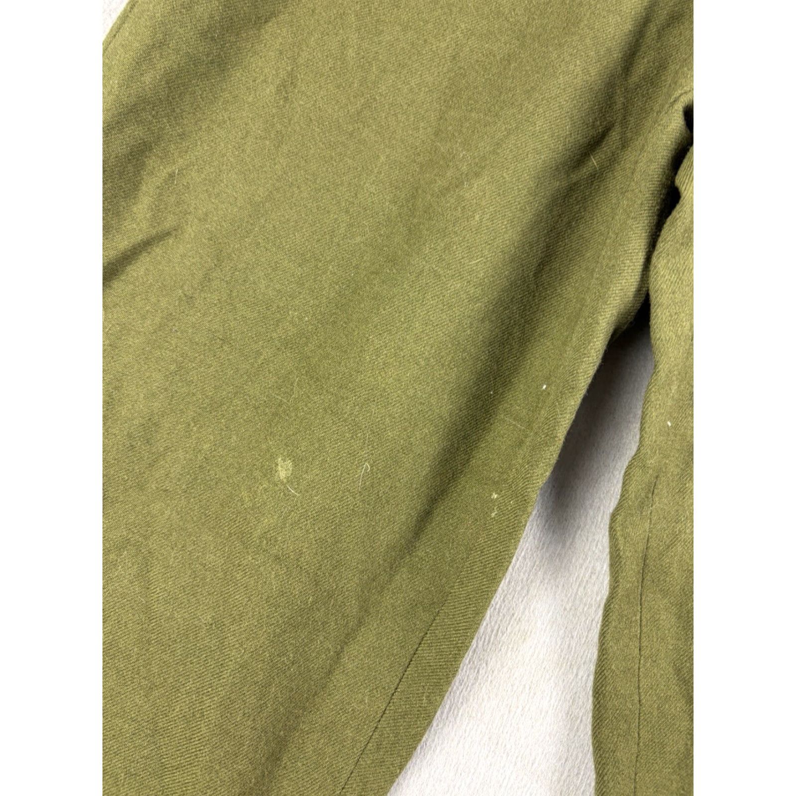 Vintage VINTAGE Army Green Wool Pants M-1951 Size XS Regular Straight Leg Workwear Mens Size US 27 - 3 Thumbnail