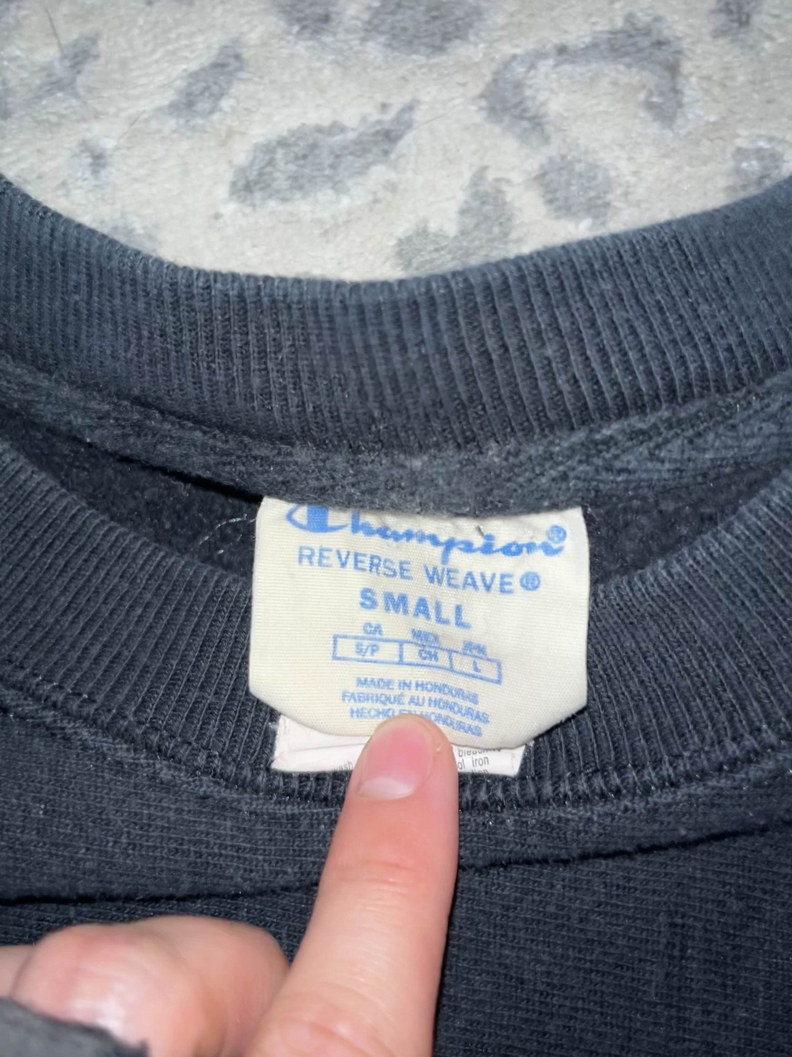 Champion Black Champion Reverse Weave Sweatshirt Size US S / EU 44-46 / 1 - 4 Thumbnail