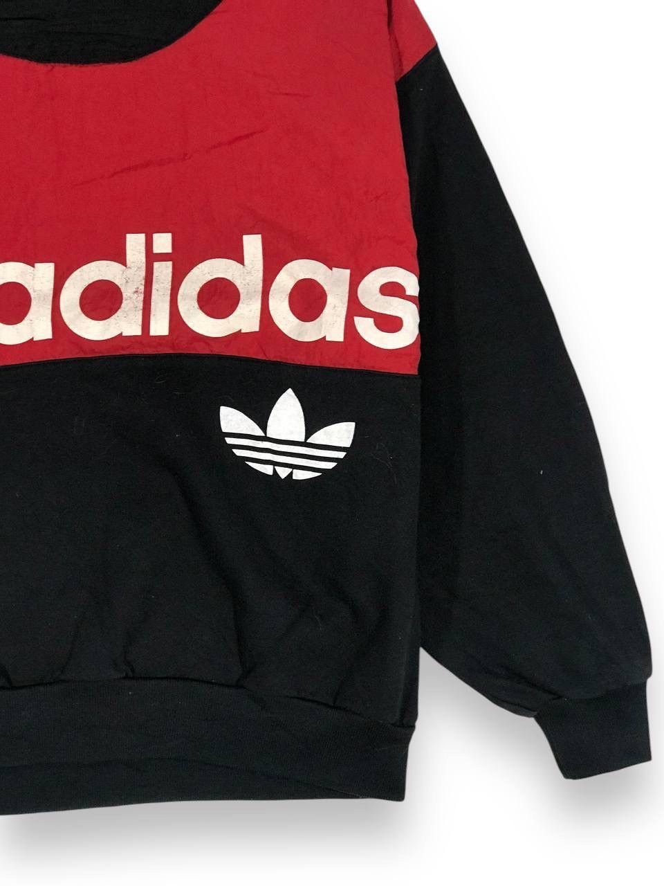 Adidas × Vintage vintage adidas trefoil two colour big logo hiphop style Size US M / EU 48-50 / 2 - 2 Thumbnail