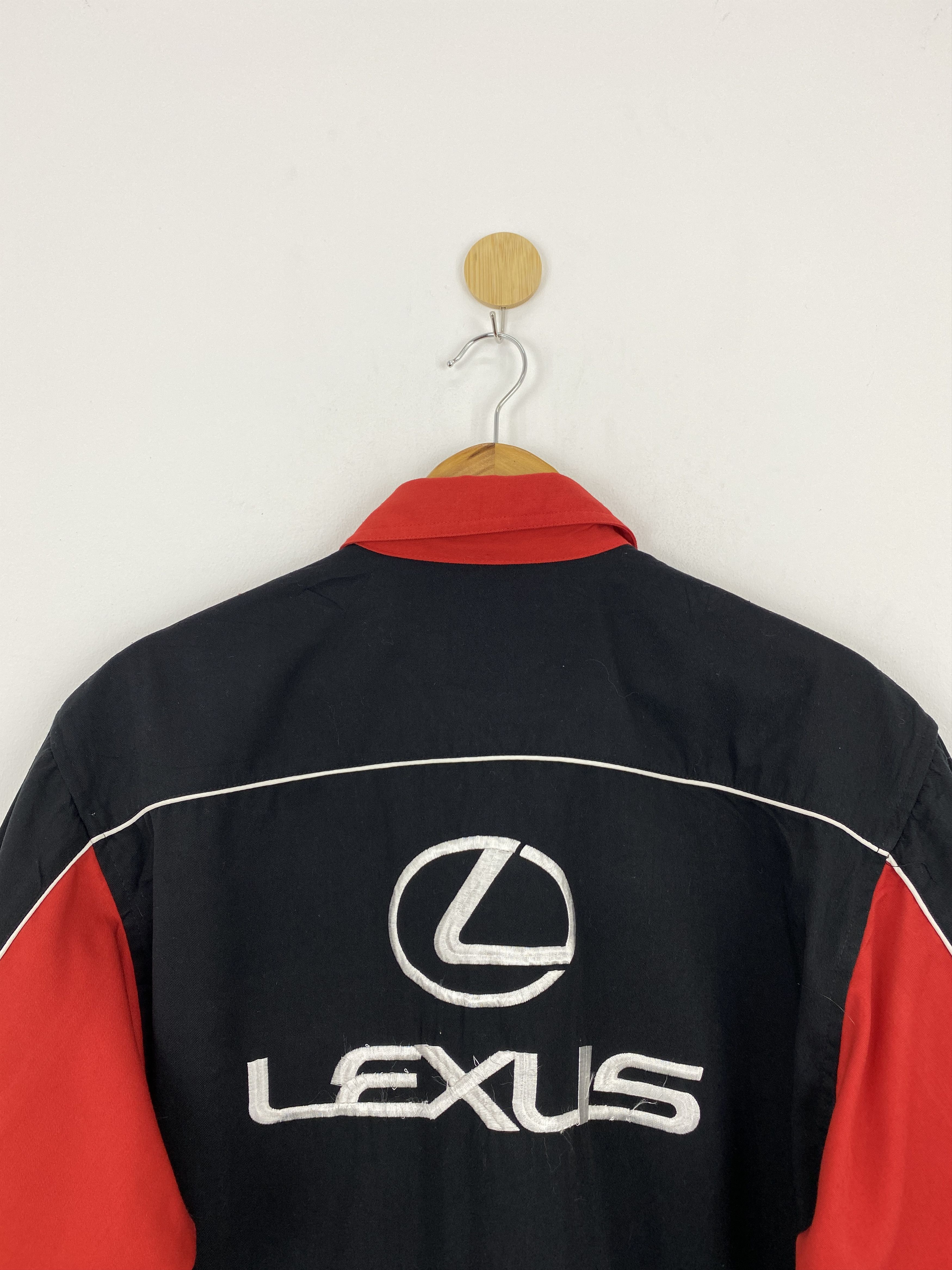 Japanese Brand × Vintage Vintage Japanese Brand Lexus Button Up Workers Jacket J1779 Size US XXL / EU 58 / 5 - 4 Thumbnail