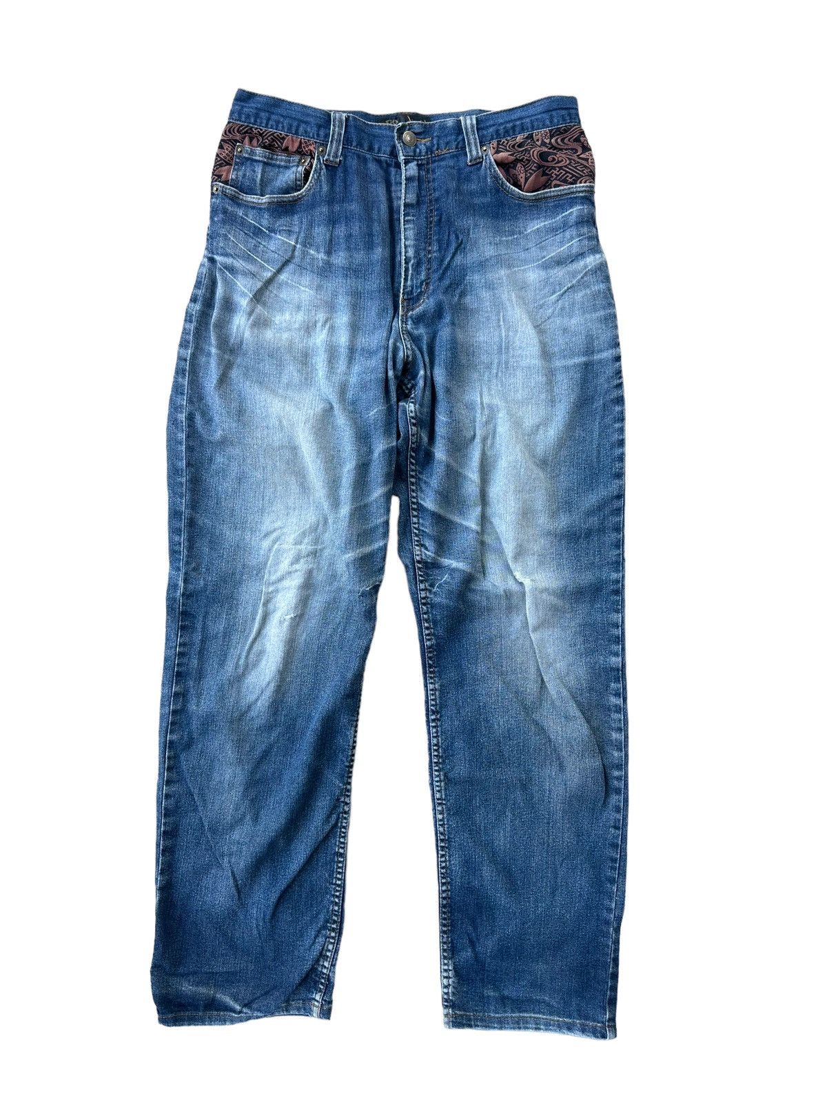 Vintage Karakuri denim jeans Size US 32 / EU 48 - 2 Thumbnail