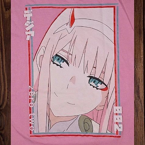 Japanese Brand T-shirt Bootlag Darling In The Franxx (Zero Two) Size US M / EU 48-50 / 2 - 2 Thumbnail