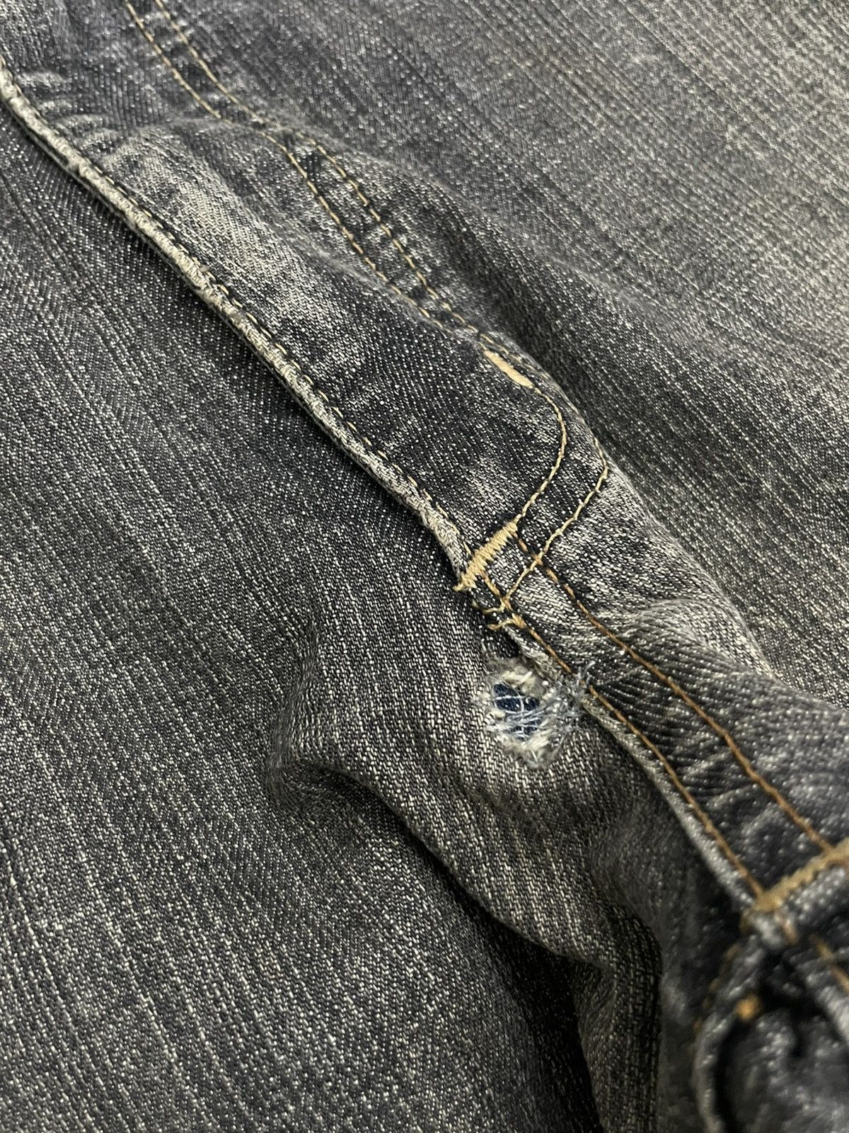 Wrangler Wrangler Authentic Western Distress Dirty Mud Workers Denim Size US 34 / EU 50 - 10 Thumbnail