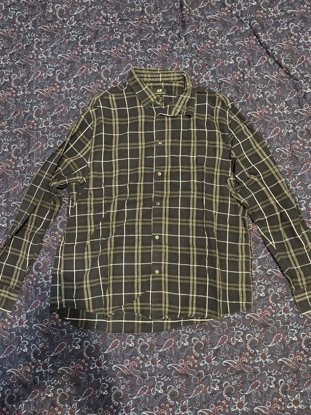 H&M H&M Plaid Flannel Size US XL / EU 56 / 4 - 1 Thumbnail