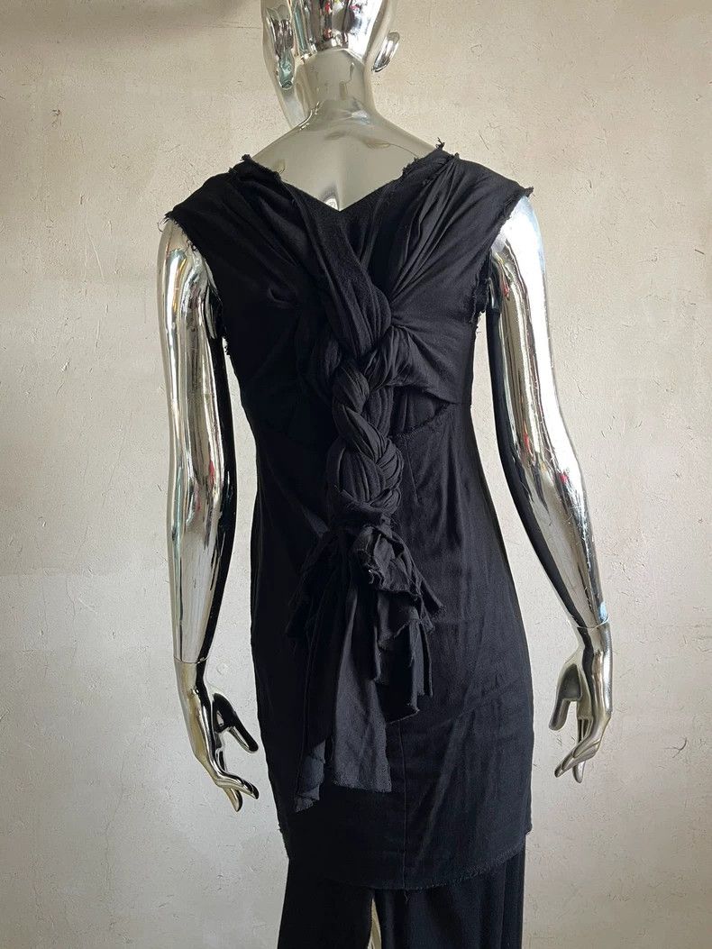 Comme des Garcons Comme des Garcons Black big braid fake two-piece double dr Size S / US 4 / IT 40 - 3 Thumbnail