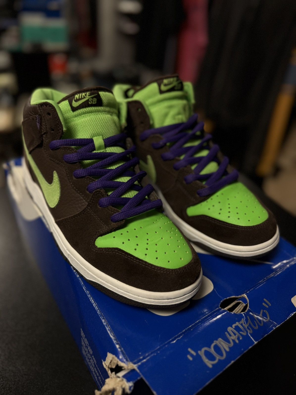 Nike Nike Dunk Pro SB Mid Donatello Size 11 314383 231 Size US 11 / EU 44 - 5 Thumbnail