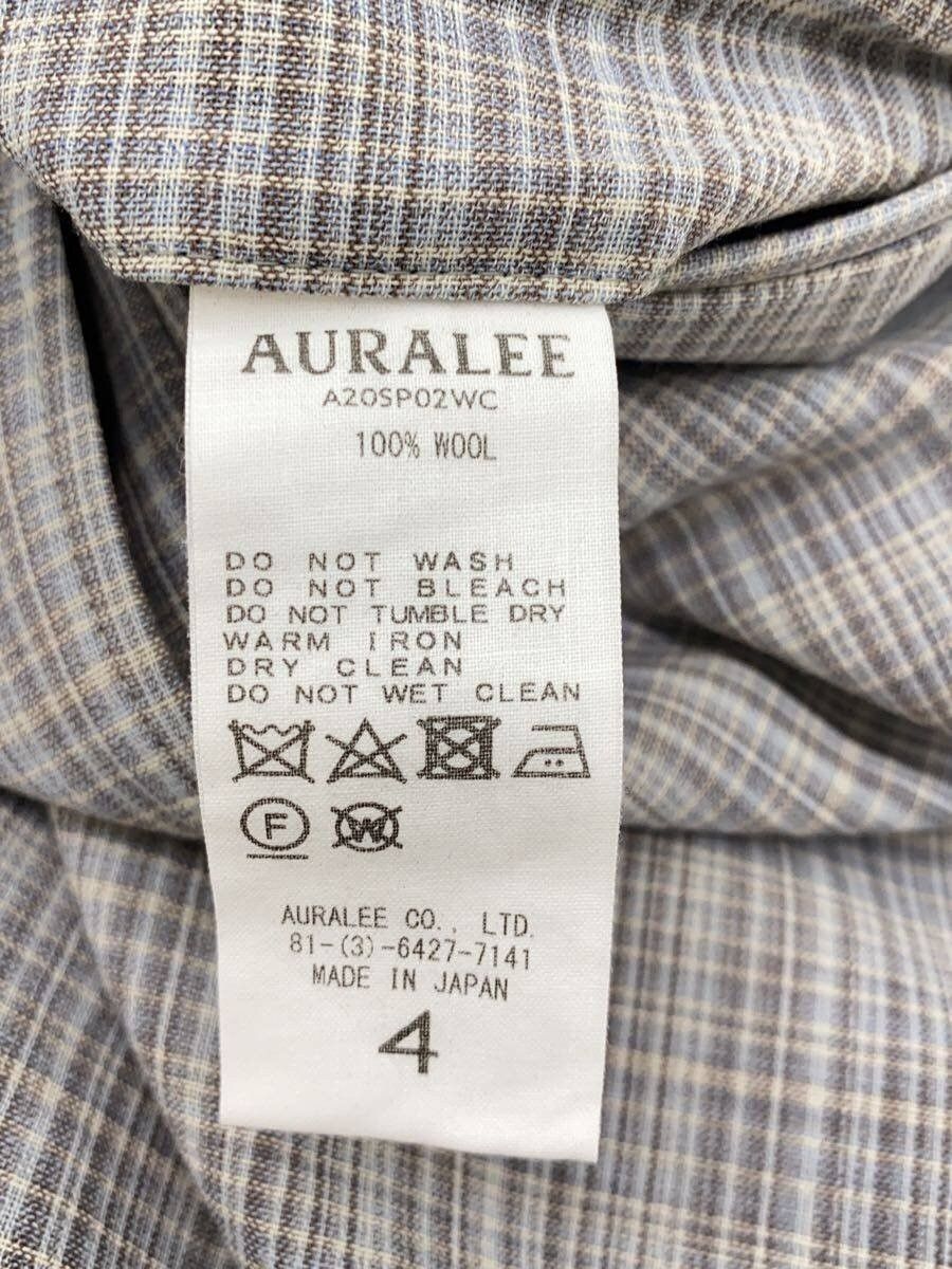 Auralee SS20 Checkered Wool Pants Size US 30 / EU 46 - 4 Thumbnail