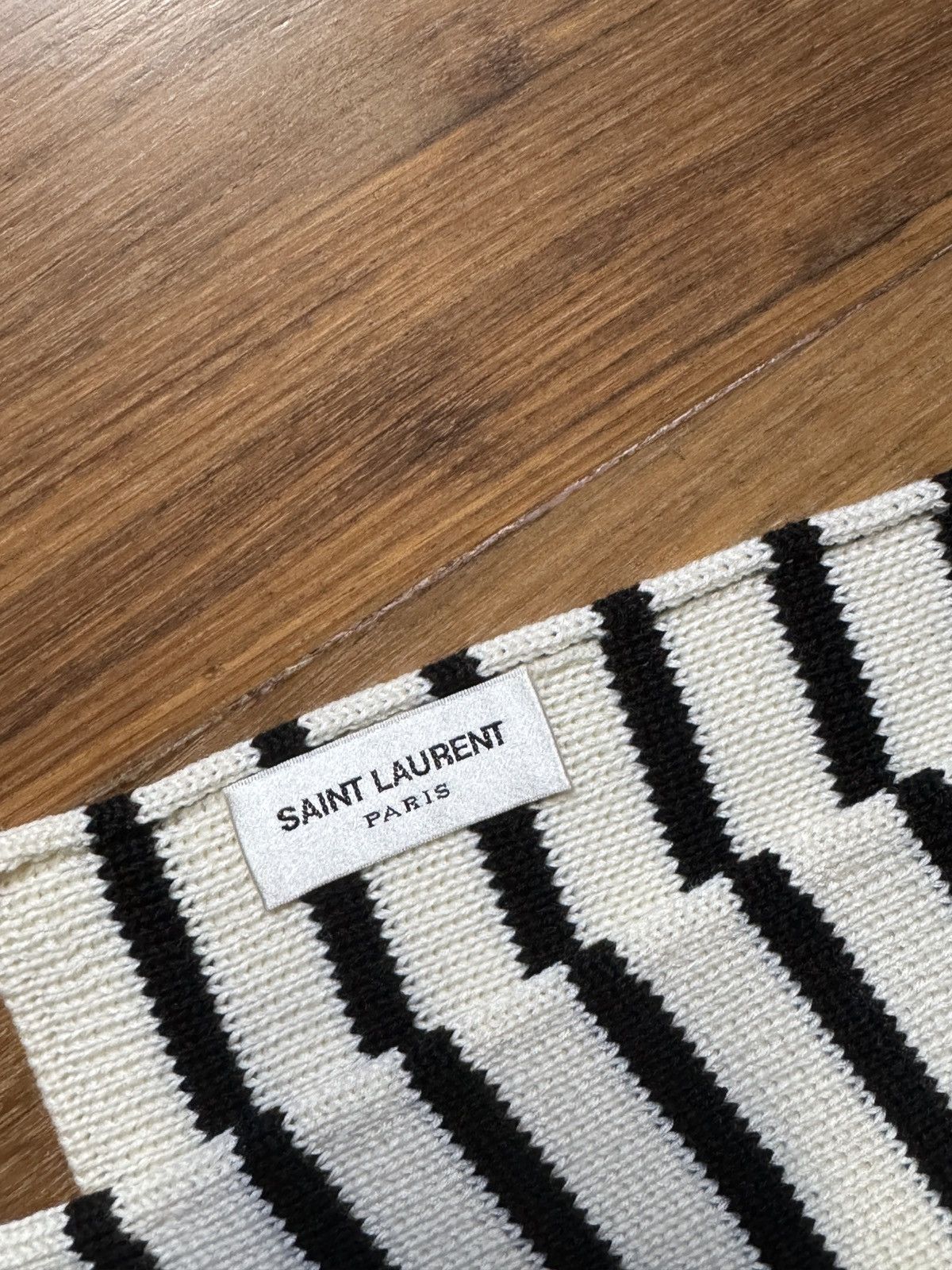 Saint Laurent Paris Saint Laurent Paris FW15 runway wool scarf Size ONE SIZE - 3 Thumbnail