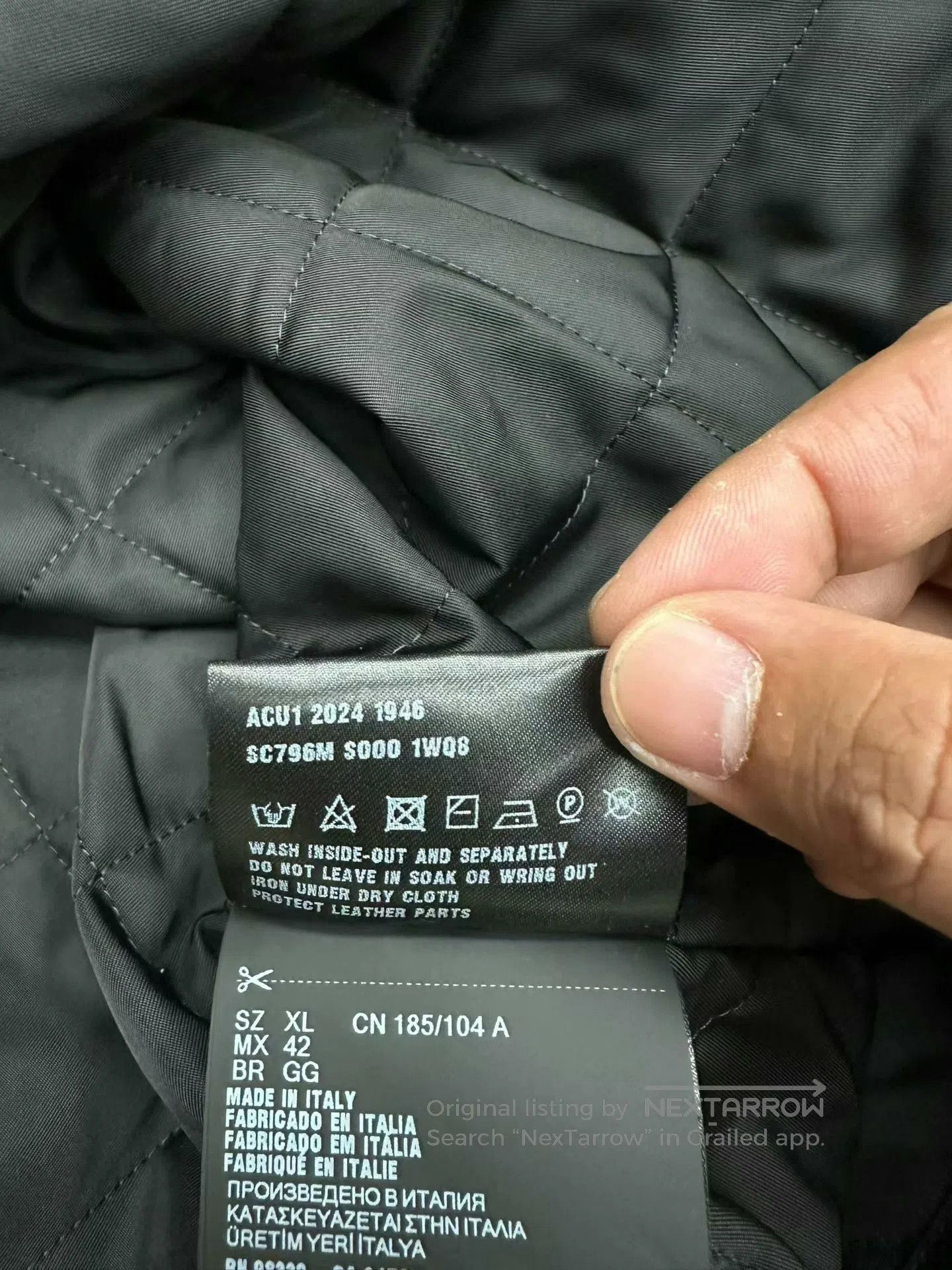 Prada prada new lightweight cotton jacket in black. Size US XL / EU 56 / 4 - 4 Thumbnail