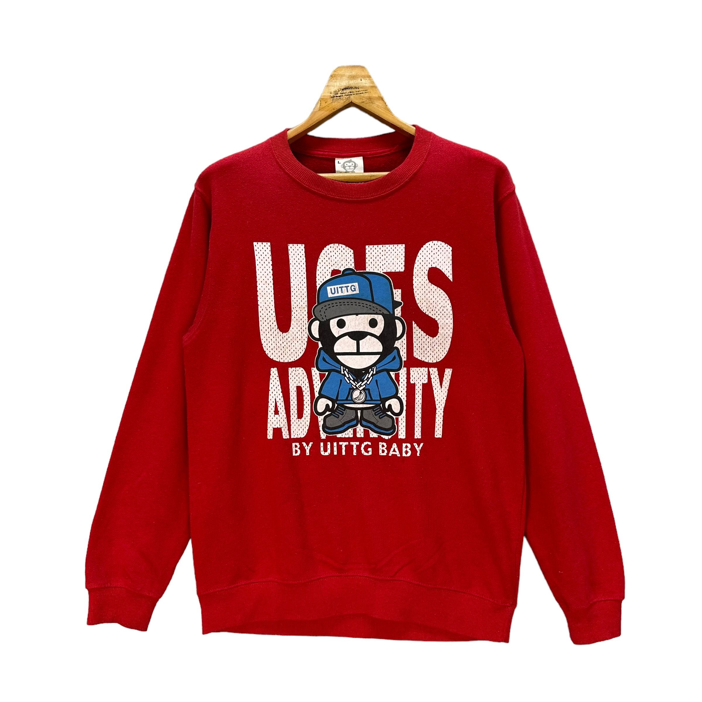 Japanese Brand UITTG BABY BIG LOGO GRAPHIC SWEATSHIRTS #9019-48 Size US L / EU 52-54 / 3 - 1 Thumbnail
