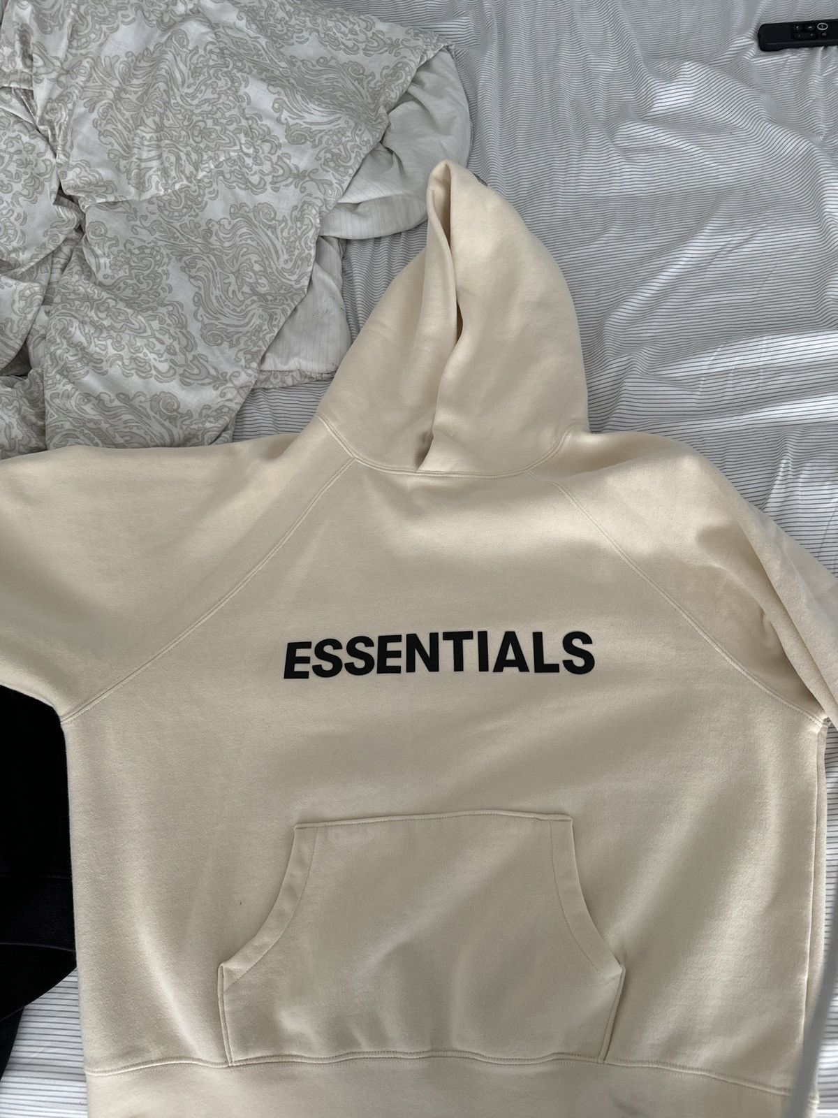 Essentials × Fear of God Fear of God Essentials Pullover Hoodie ...