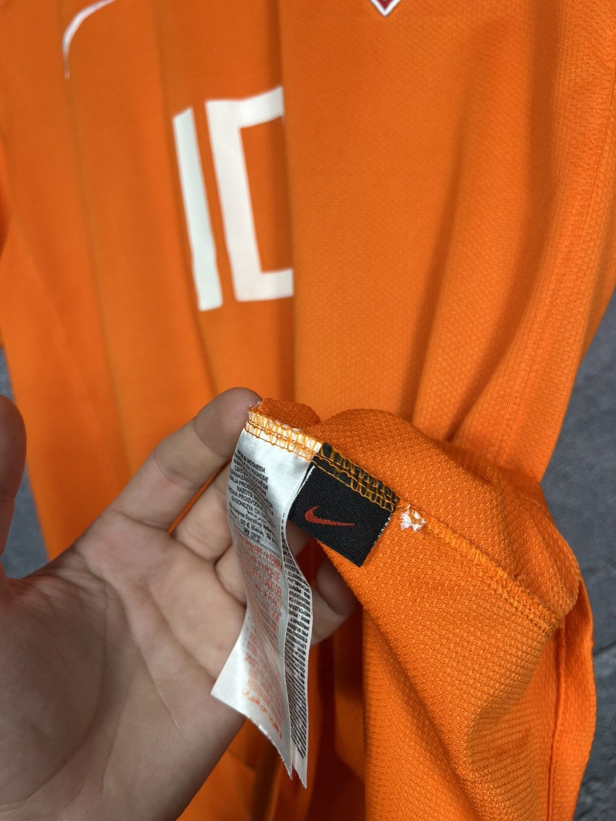 Nike Vintage Nike 2008/10 Nederland #10 Sneijder Holland Jersey Size US M / EU 48-50 / 2 - 9 Thumbnail