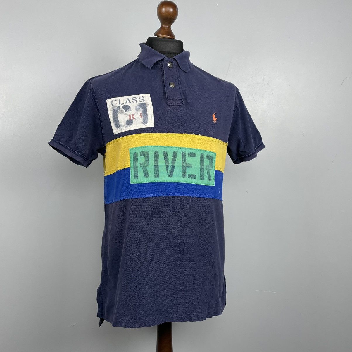 Polo Ralph Lauren × Vintage Vintage Polo Ralph Lauren River big logo polo shirt 90’s Size US XL / EU 56 / 4 - 2 Thumbnail