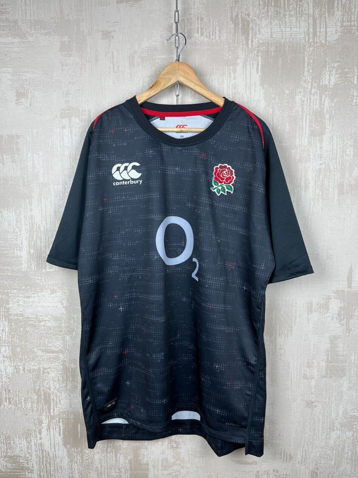 Canterbury of New Zealand England Team Canterbury Vapodri Away Jersey Rugby Shirt Size US XXL / EU 58 / 5 - 2 Thumbnail