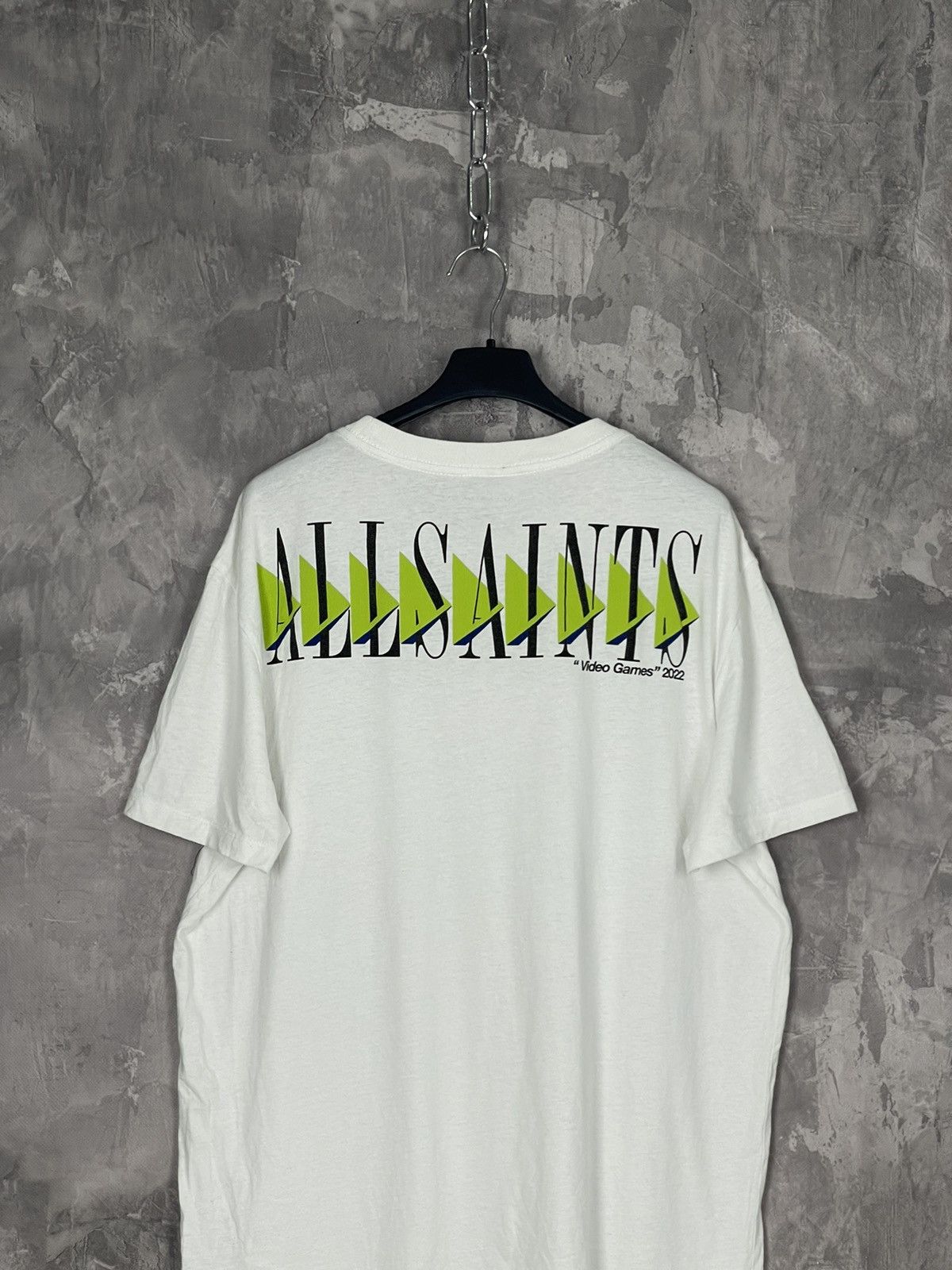 Allsaints ALLSAINTS T-shirt Big LOGO Y2K “Video Games” Streetwear Size US M / EU 48-50 / 2 - 3 Thumbnail