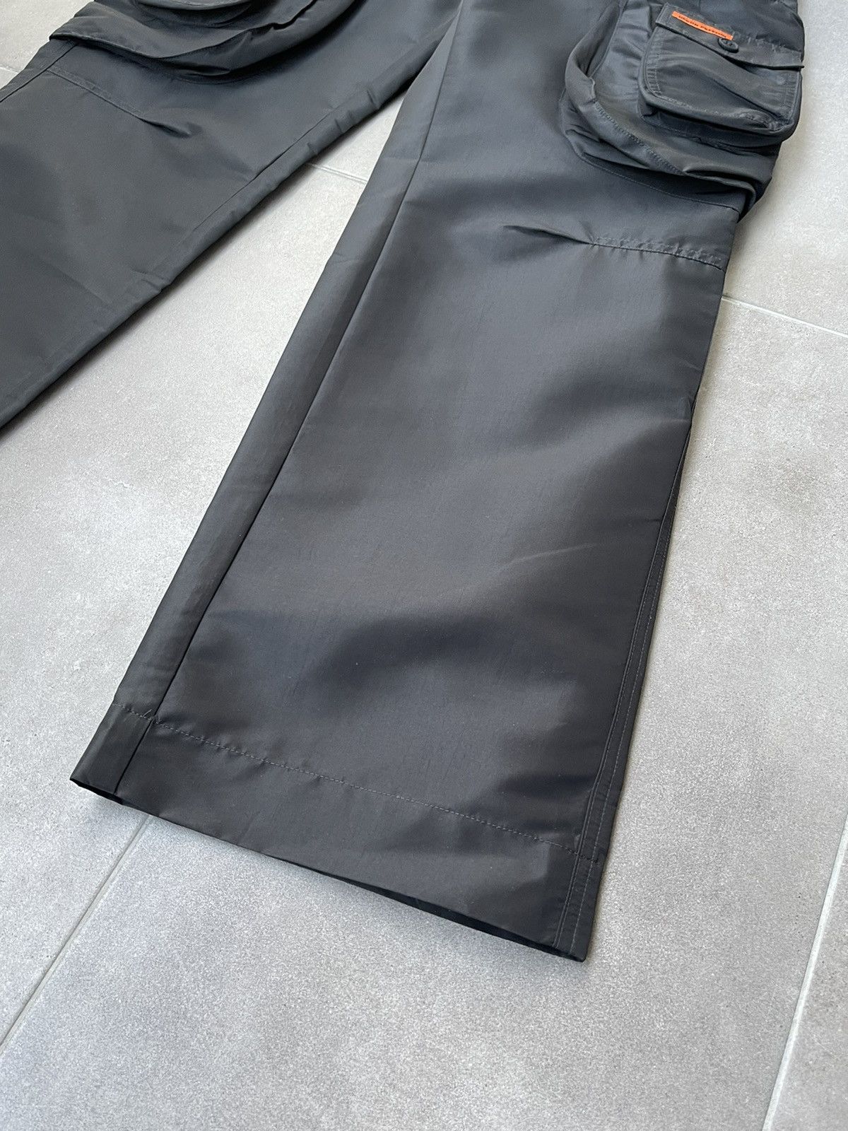 Heron Preston !DS! SS23 Heron Preston X-Ray Track Black Cargo Pants Size US 32 / EU 48 - 11 Thumbnail