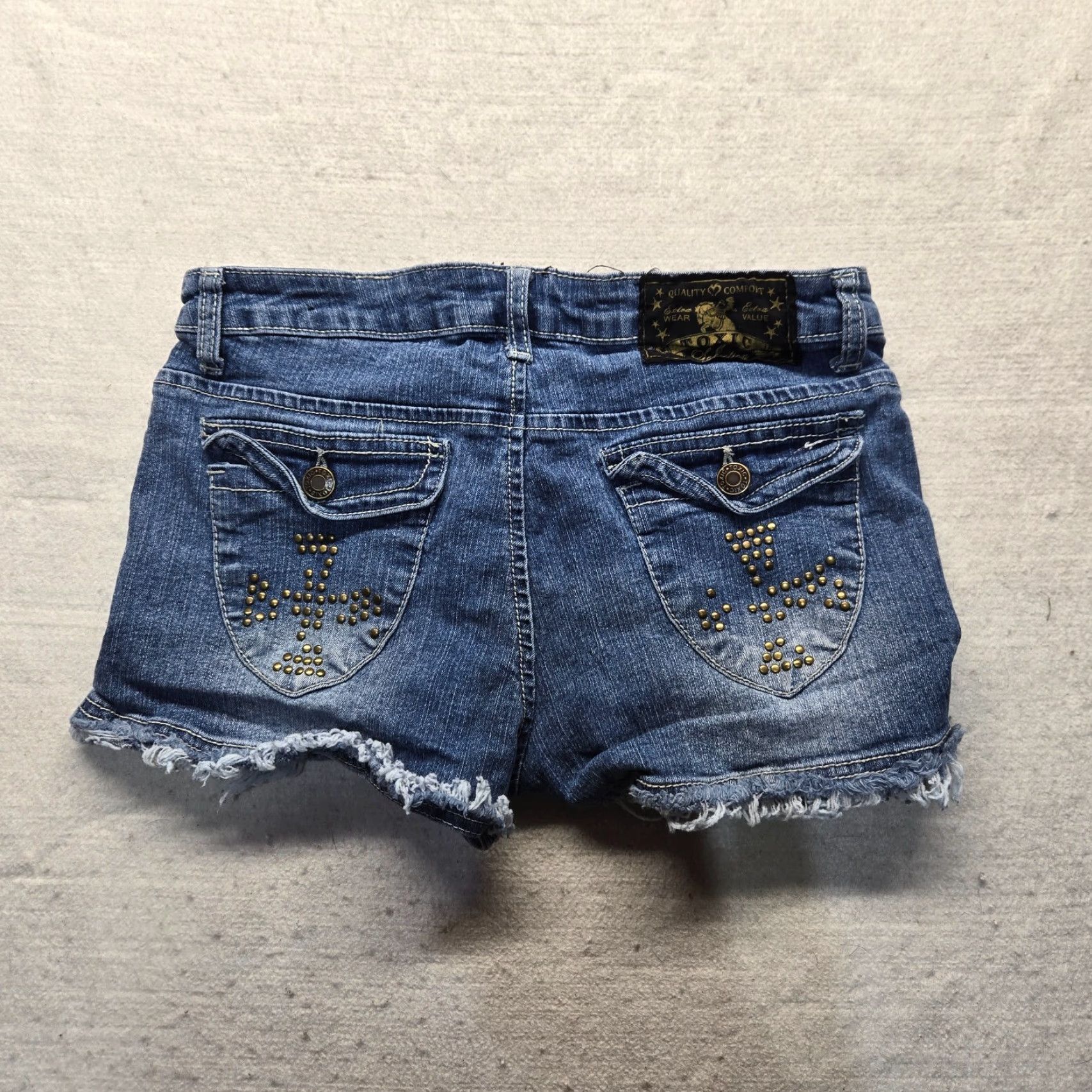 Denime Toxic Jeans Denim Shorts Cut-Off Adult Women's Size 11 Blue 5-Pocket Design Denim Size 32" / US 10 / IT 46 - 7 Thumbnail