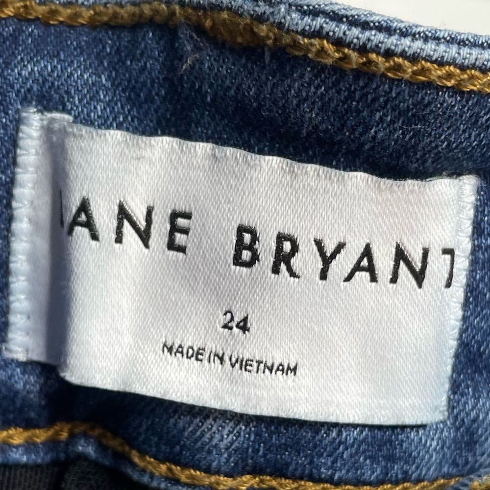Other Lane Bryant Double Button Straight Leg Jeans Size 24 Size 42" / US 20 - 4 Thumbnail